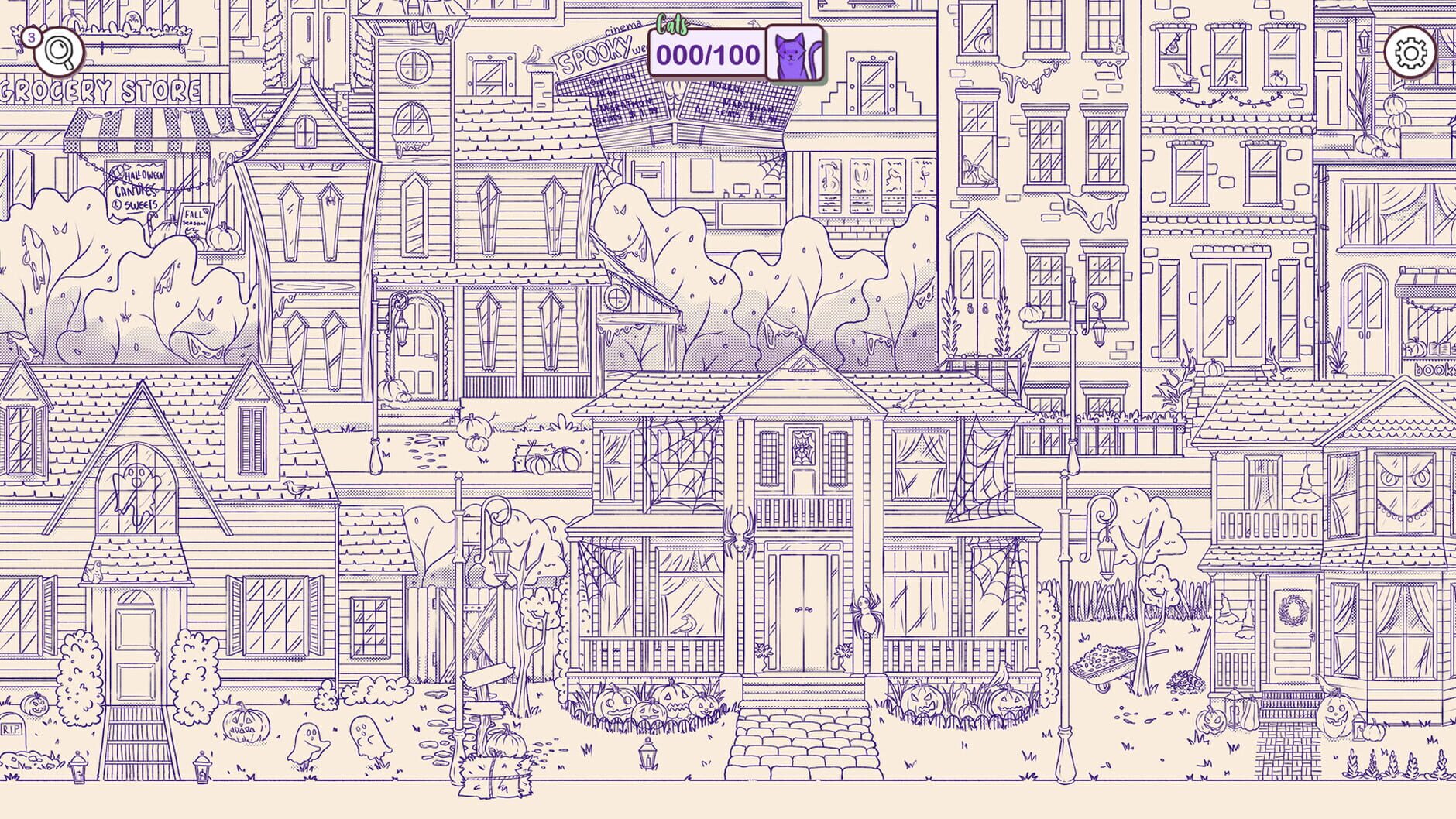 Screenshot for Hidden Cats in Spooky Town