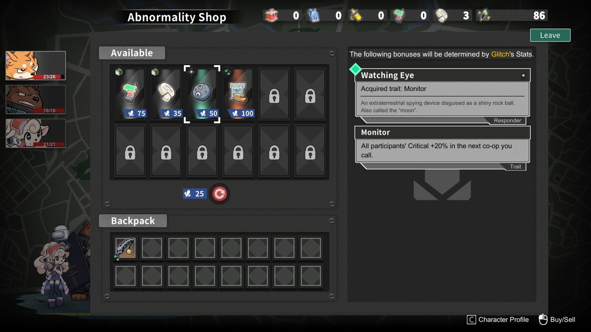 Screenshot for Anomaly Collapse