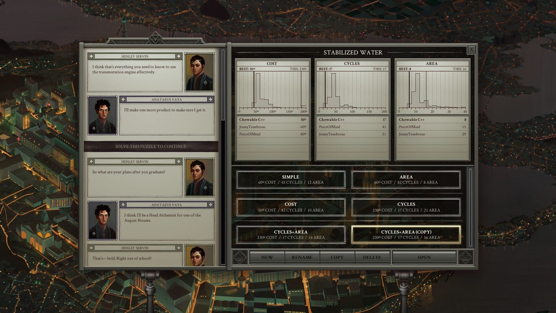 Screenshot for Opus Magnum