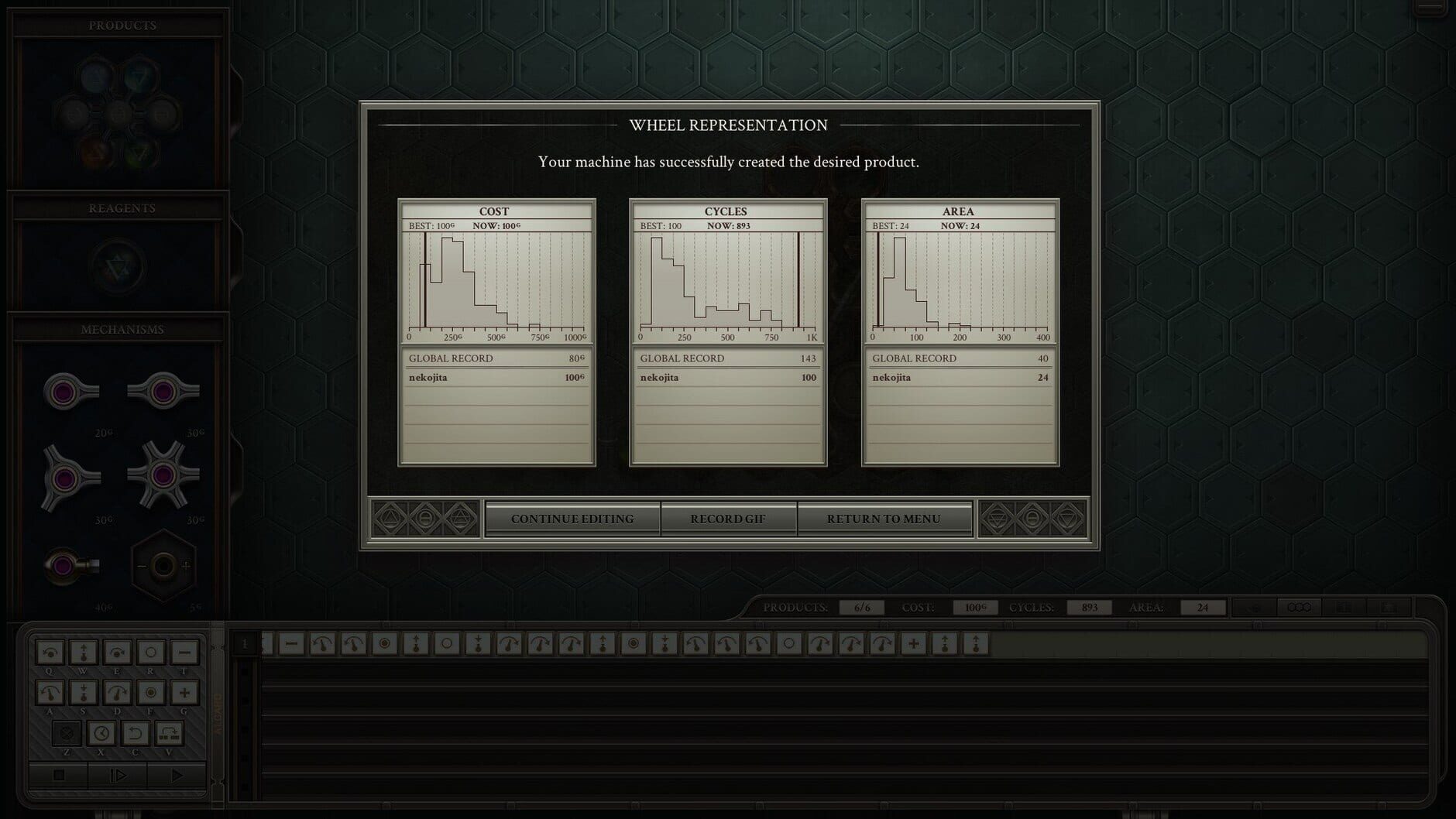 Screenshot for Opus Magnum