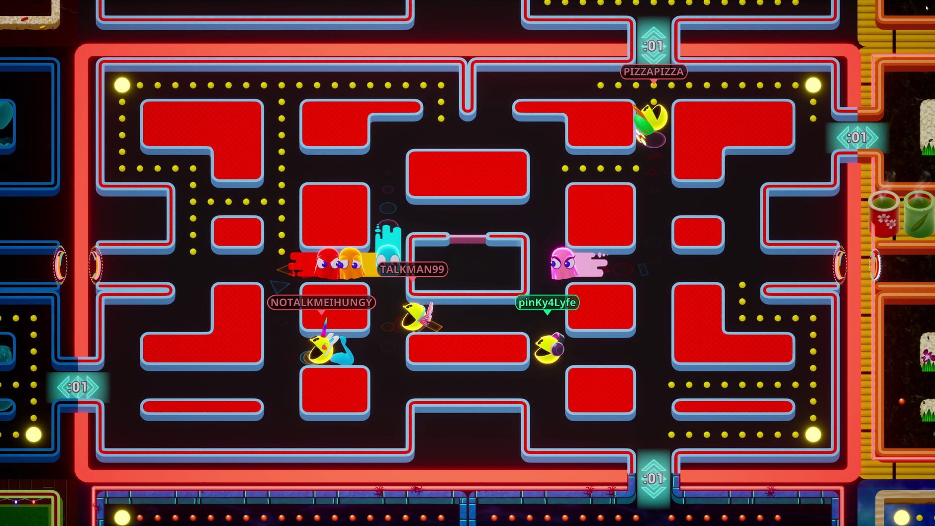 Screenshot for Pac-Man Mega Tunnel Battle: Chomp Champs
