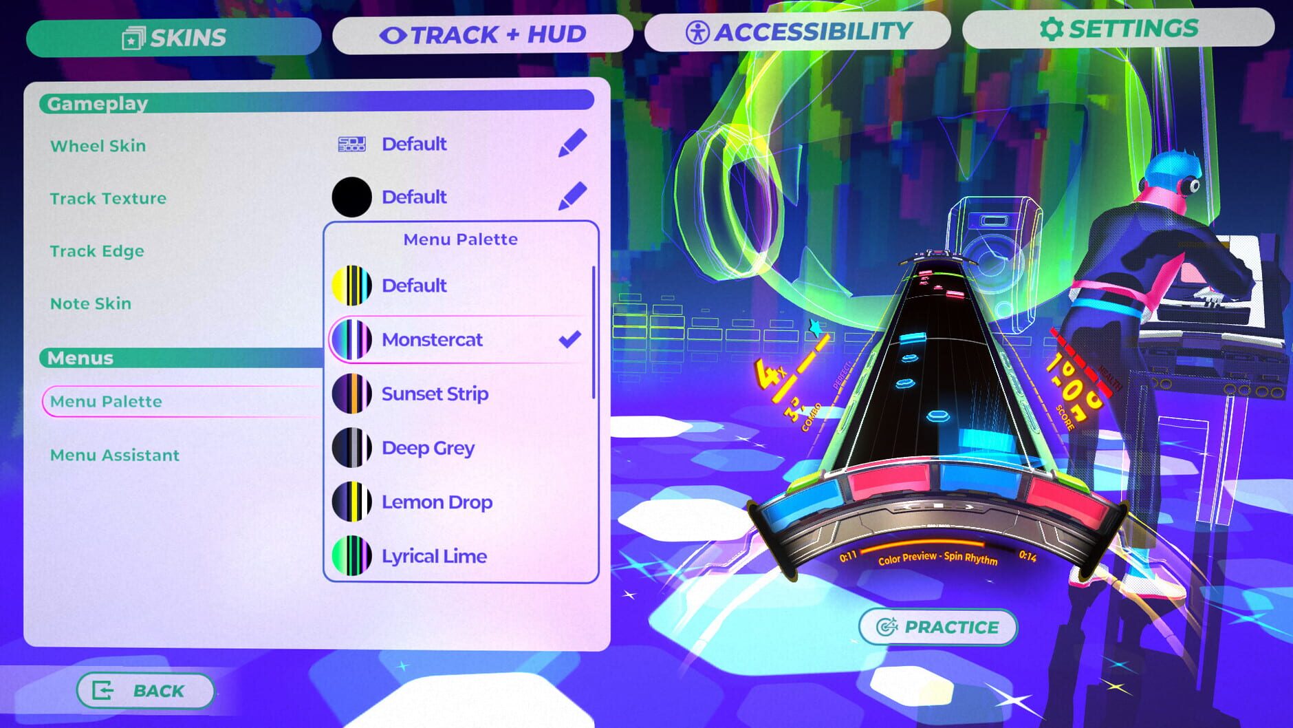 Screenshot for Spin Rhythm XD: Monstercat