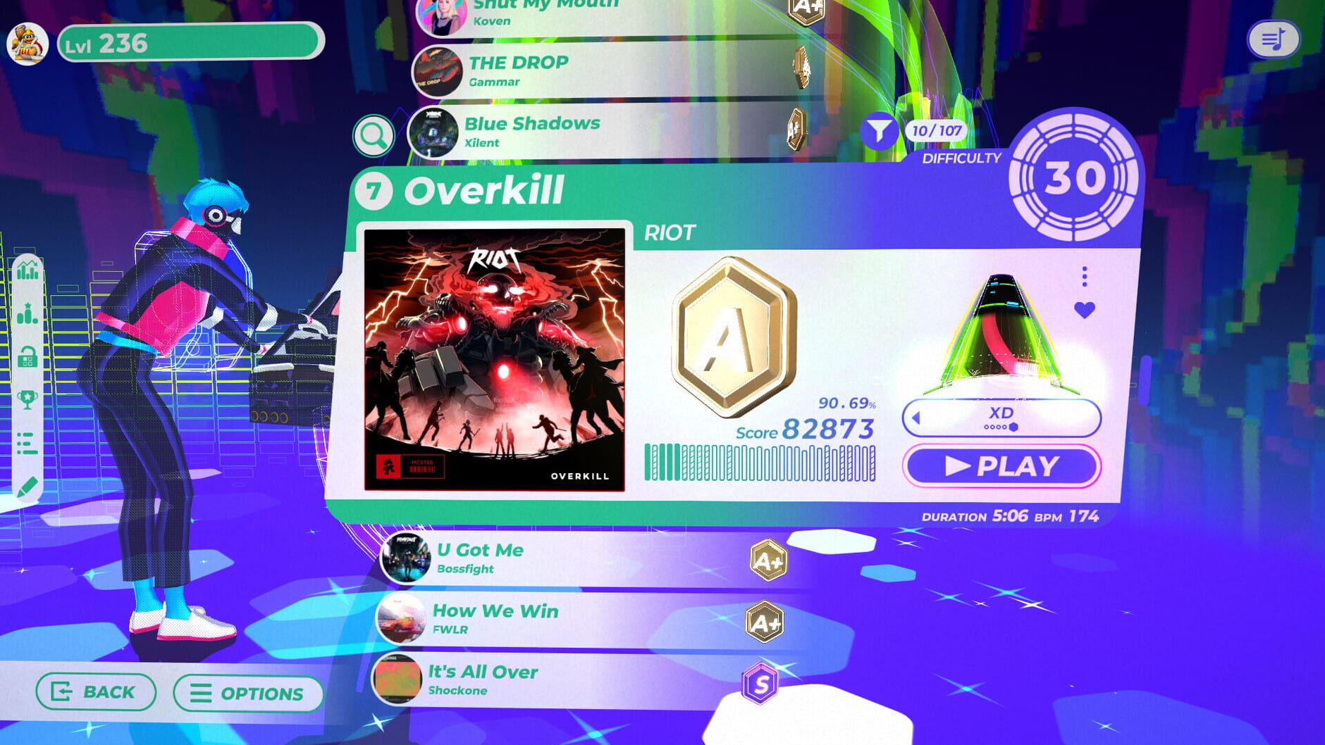 Screenshot for Spin Rhythm XD: Monstercat