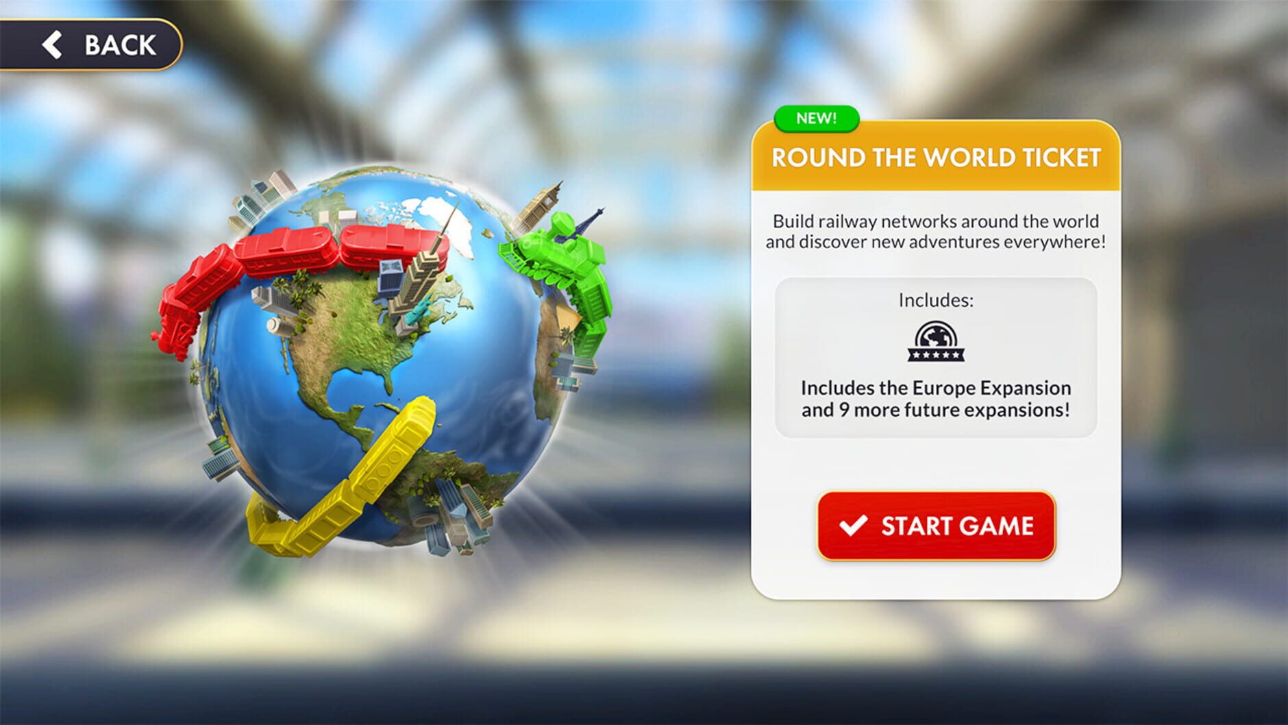 Screenshot for Ticket to Ride: Round the World Ticket