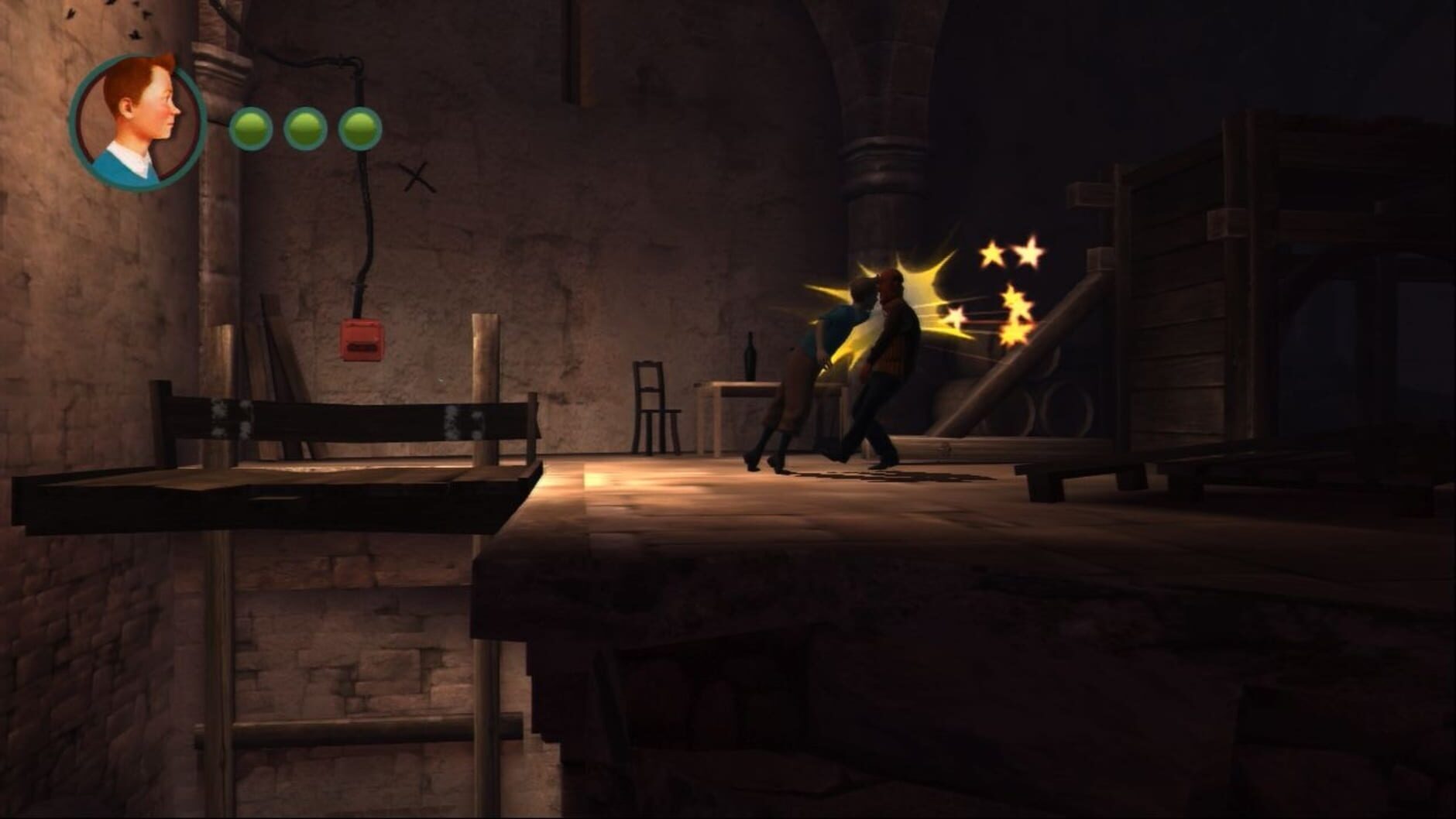 Screenshot for The Adventures of Tintin: The Game