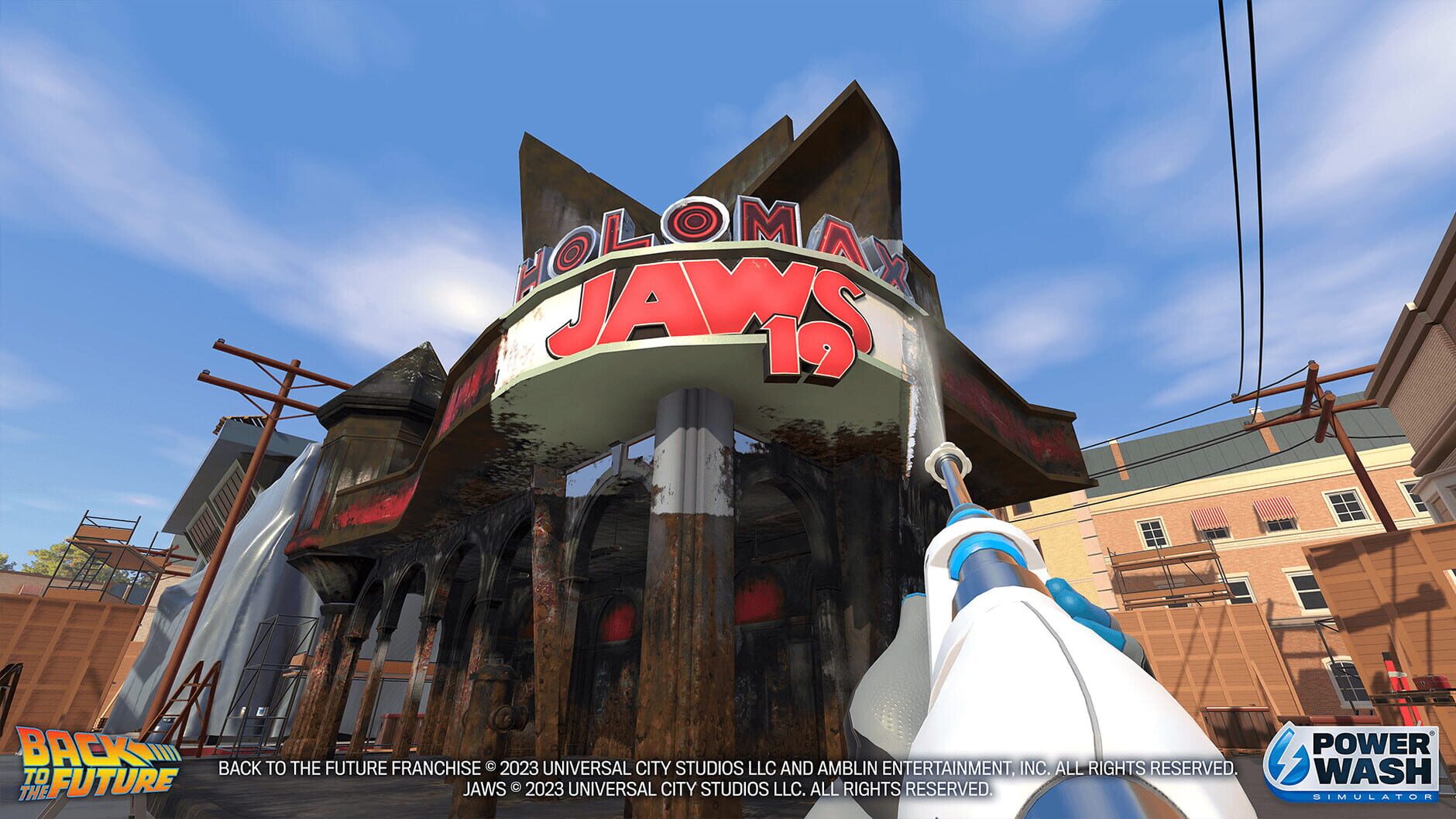 Screenshot for PowerWash Simulator: Back to the Future Special Pack