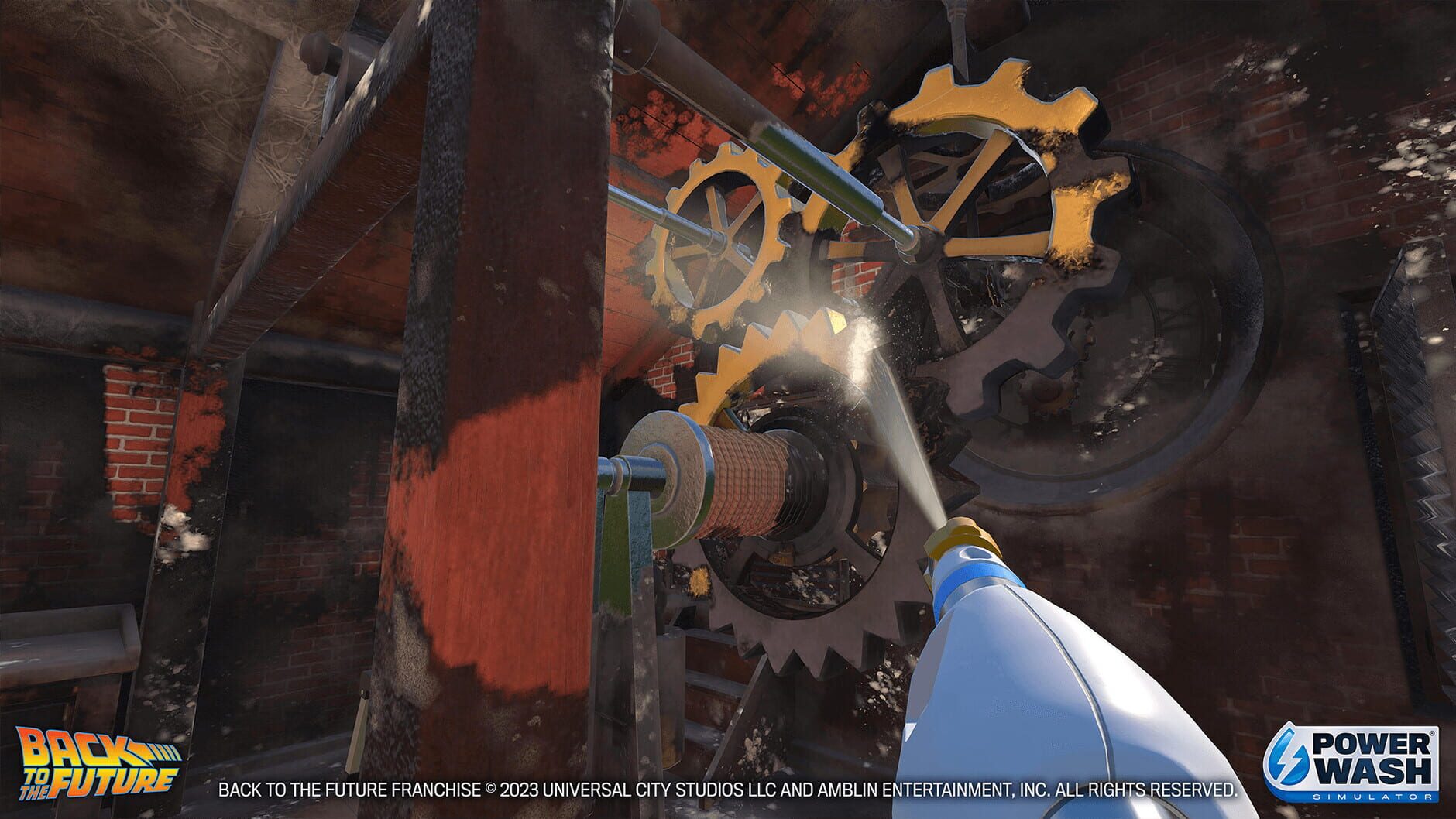 Screenshot for PowerWash Simulator: Back to the Future Special Pack