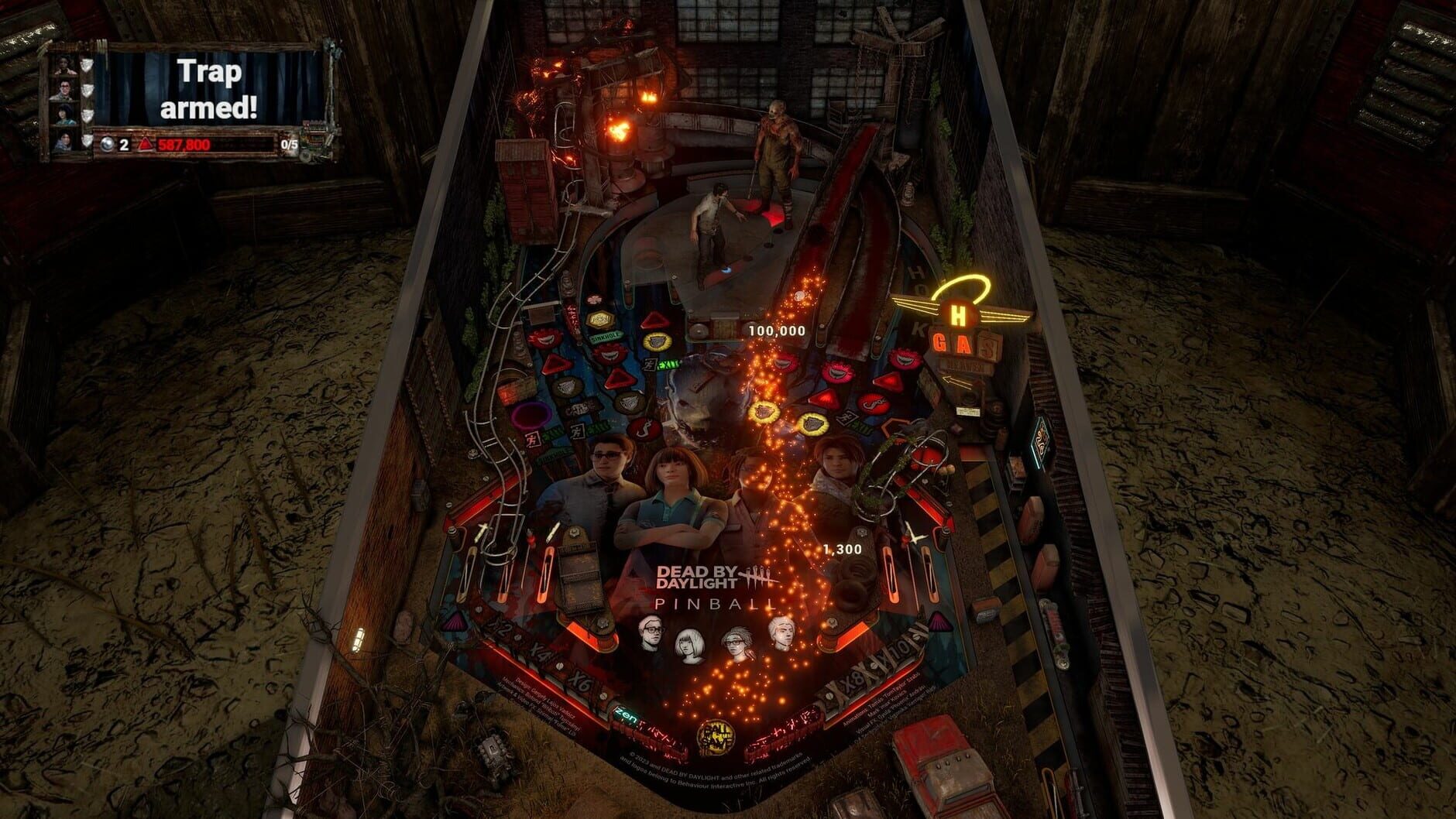 Screenshot for Pinball M: Dead by Daylight Pinball