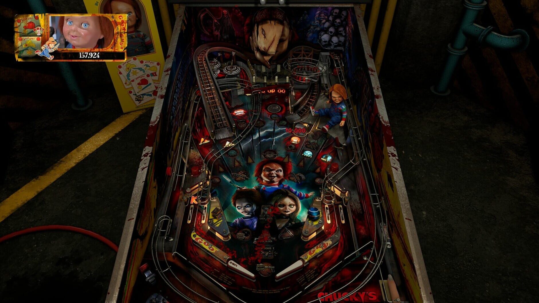 Screenshot for Pinball M: Chucky's Killer Pinball