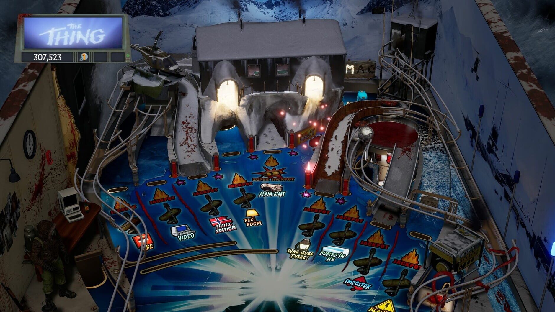 Screenshot for Pinball M: The Thing Pinball