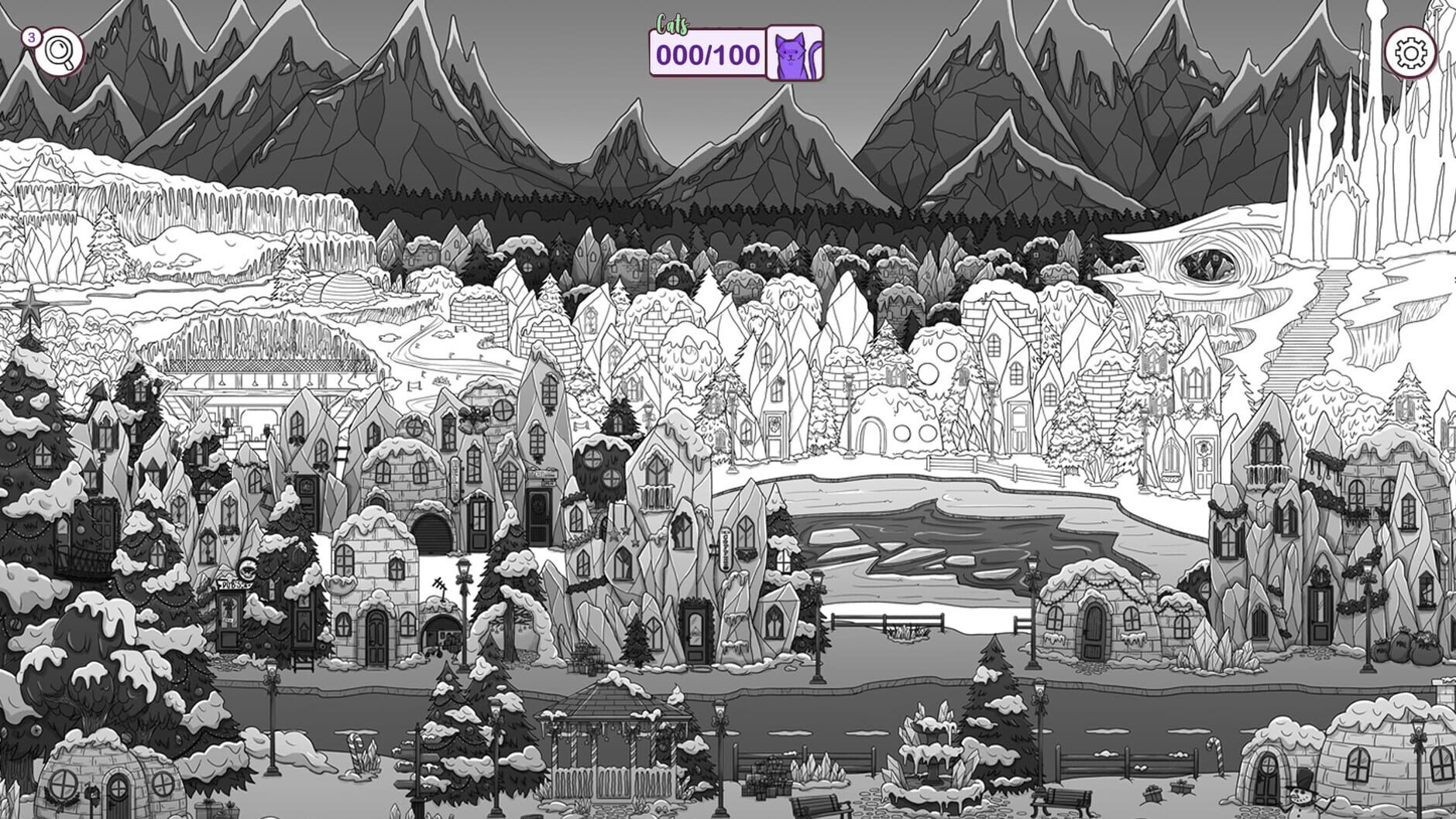 Screenshot for Hidden Cats in Santa's Realm