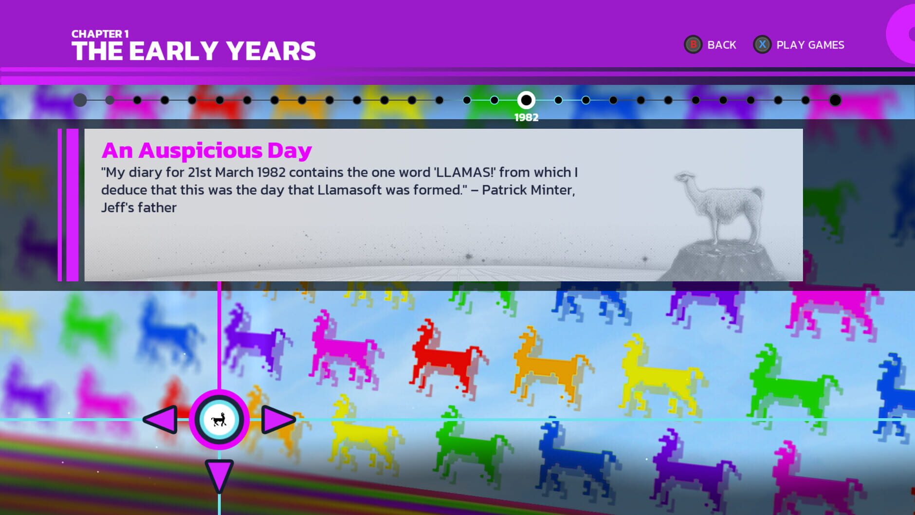 Screenshot for Llamasoft: The Jeff Minter Story
