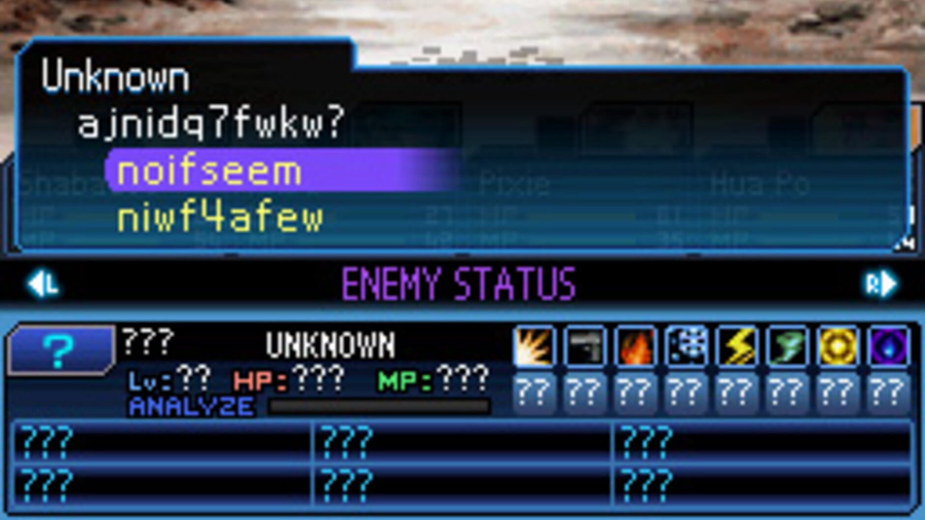 Screenshot for Shin Megami Tensei: Strange Journey