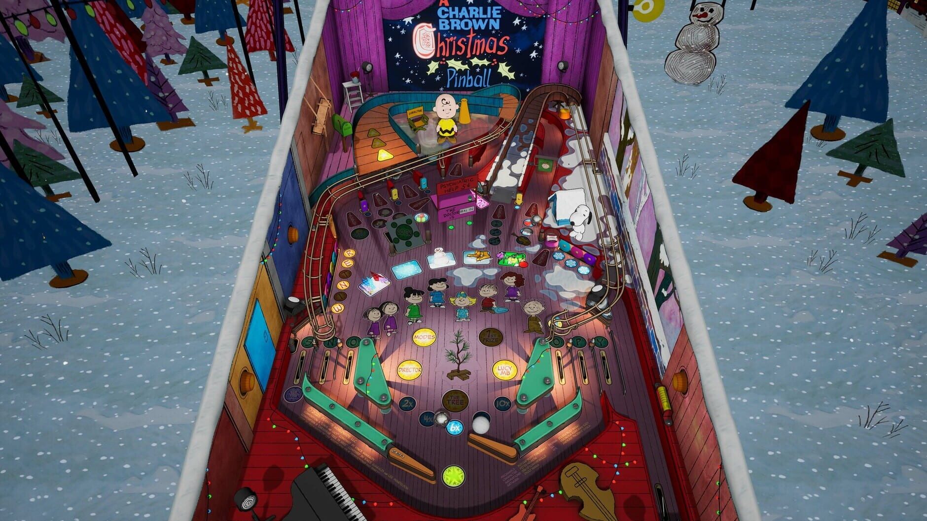 Screenshot for Pinball FX: A Charlie Brown Christmas Pinball