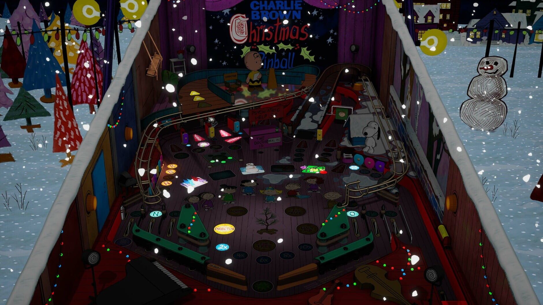 Screenshot for Pinball FX: A Charlie Brown Christmas Pinball