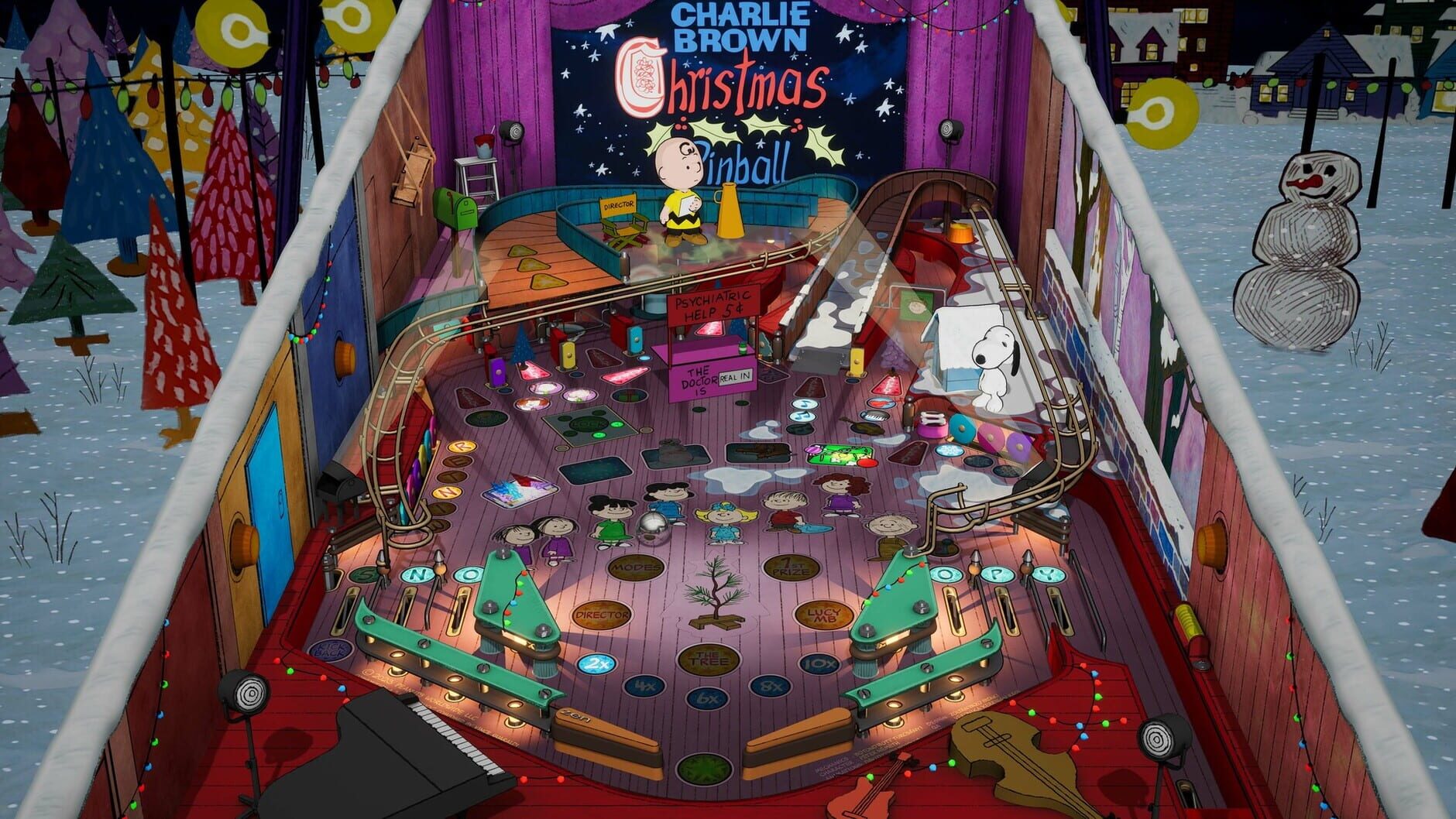 Screenshot for Pinball FX: A Charlie Brown Christmas Pinball