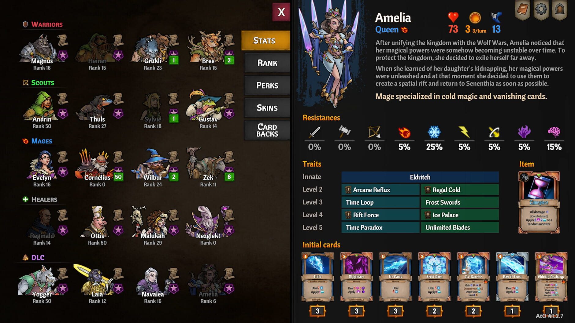 Screenshot for Across the Obelisk: Amelia, the Queen