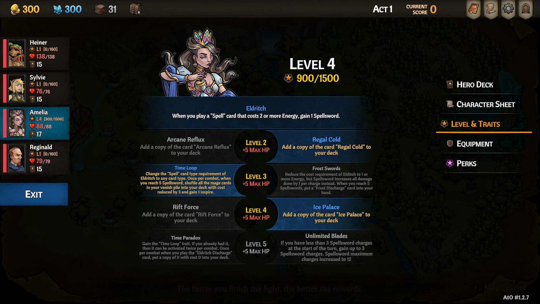 Screenshot for Across the Obelisk: Amelia, the Queen