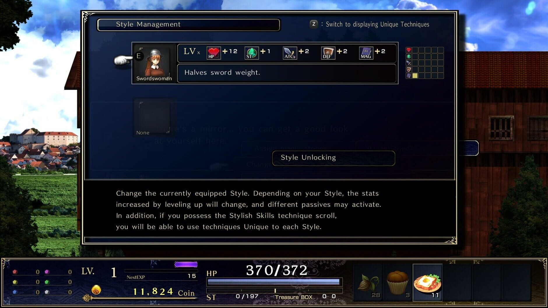 Screenshot for Astlibra Revision Gaiden: The Cave of Phantom Mist