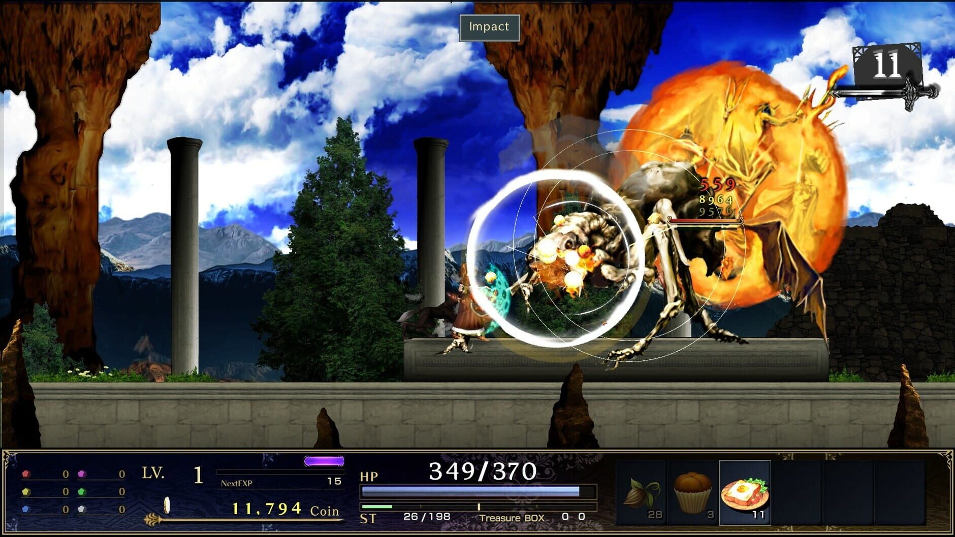 Screenshot for Astlibra Revision Gaiden: The Cave of Phantom Mist