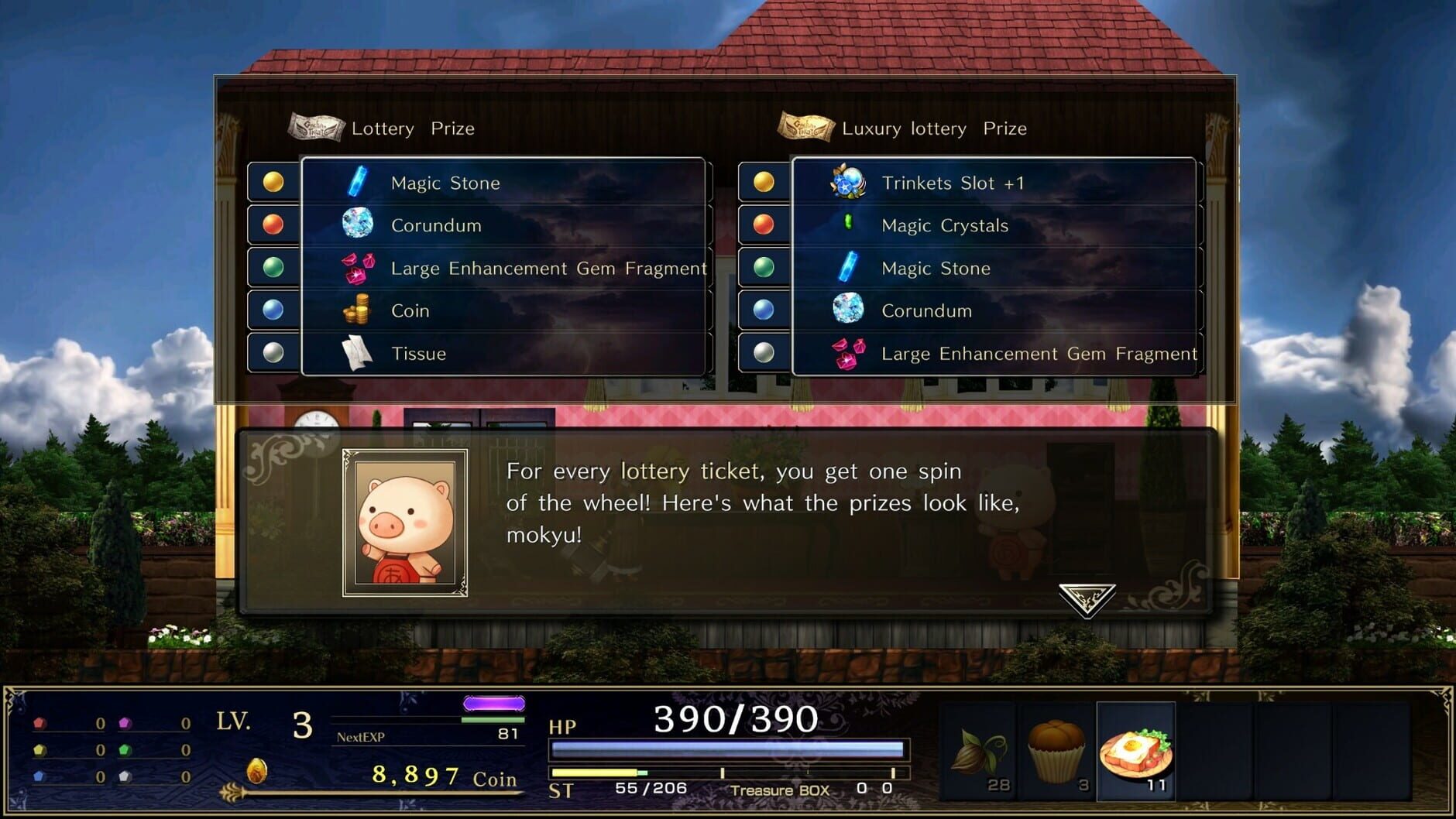 Screenshot for Astlibra Revision Gaiden: The Cave of Phantom Mist