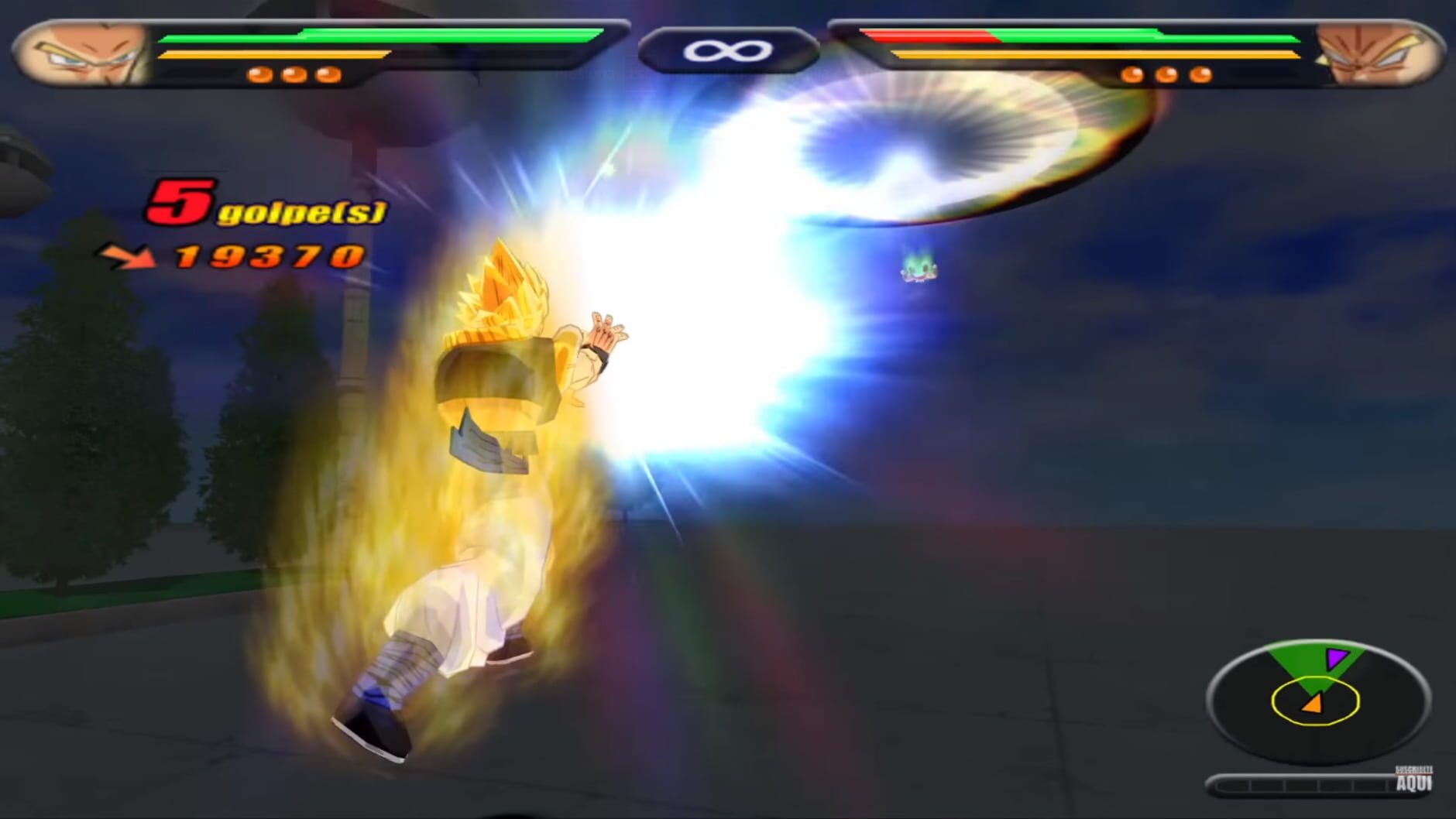 Screenshot for Dragon Ball Z: Budokai Tenkaichi