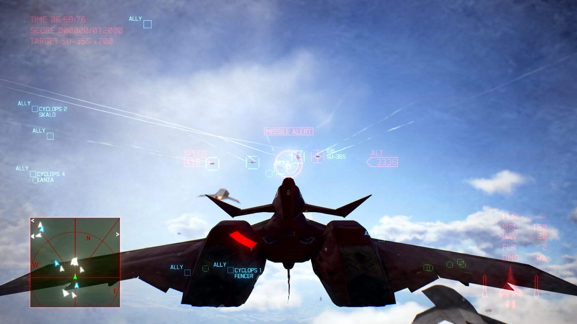 Screenshot for Ace Combat 7: Skies Unknown - ADF-11F Raven Set