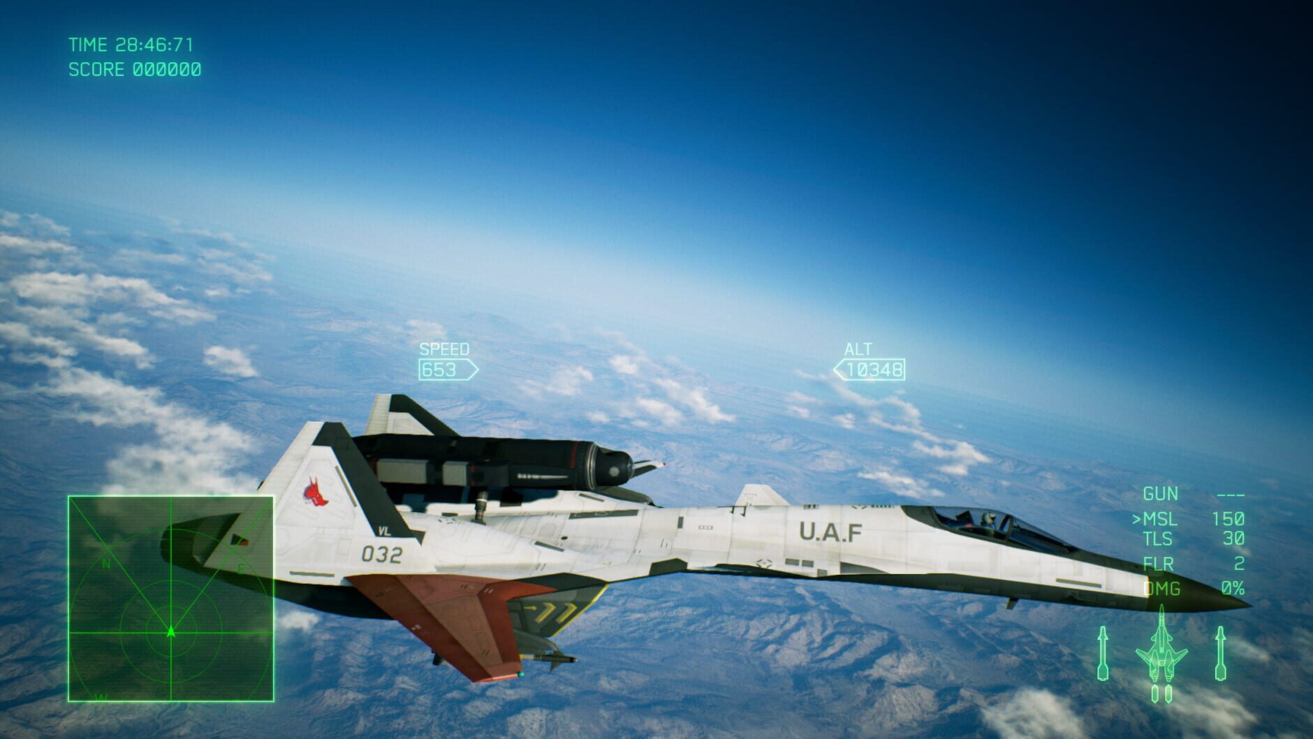 Screenshot for Ace Combat 7: Skies Unknown - ADFX-01 Morgan Set