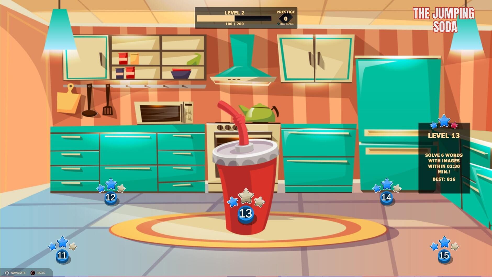 Screenshot for The Jumping Alphabet Soup