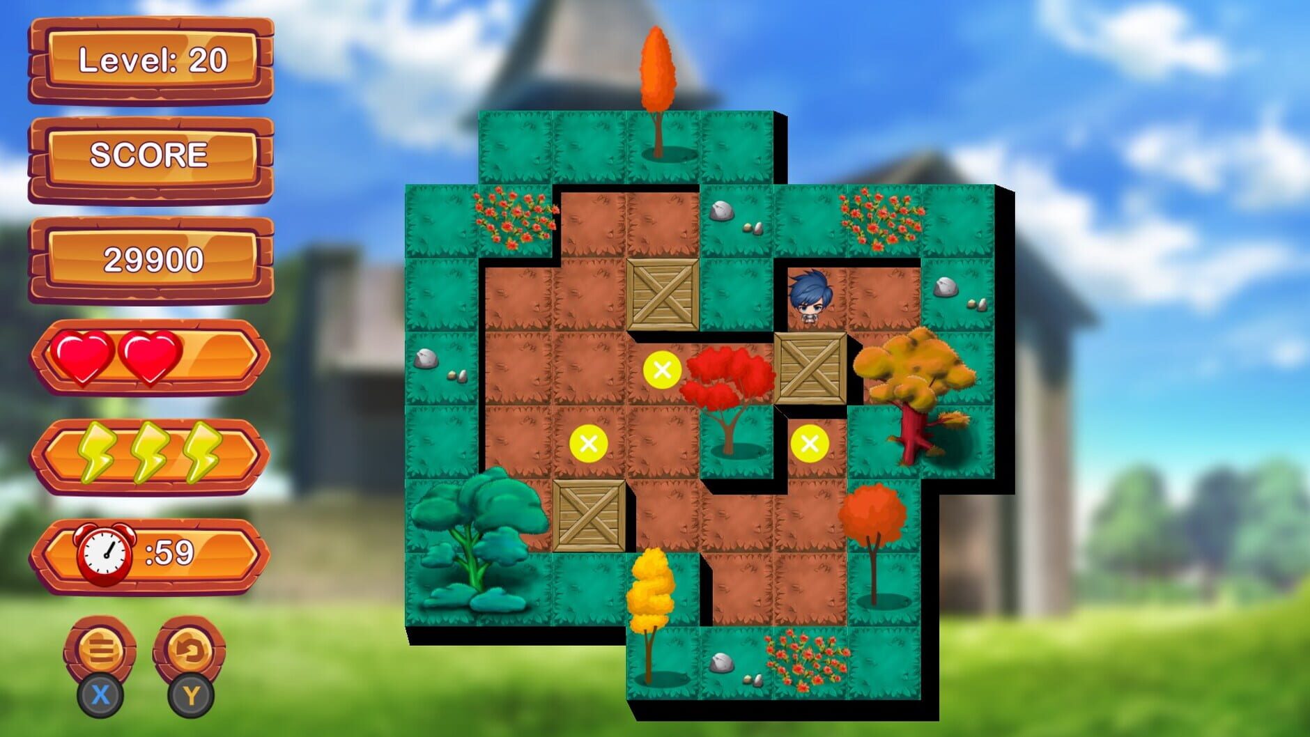 Screenshot for Senshi Sokoban Quest