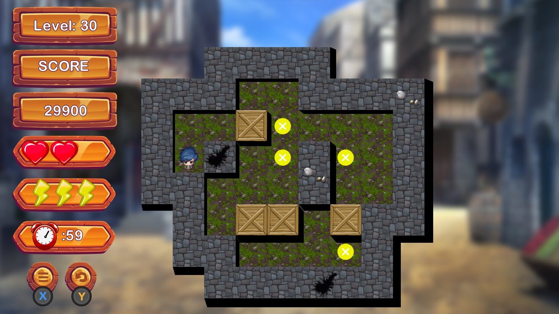 Screenshot for Senshi Sokoban Quest