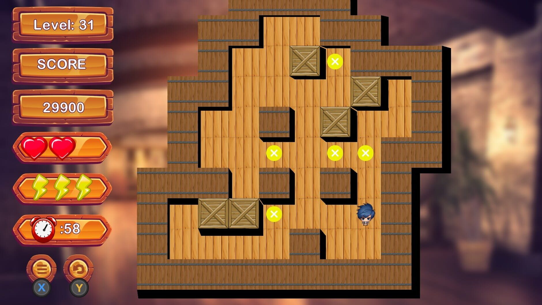 Screenshot for Senshi Sokoban Quest