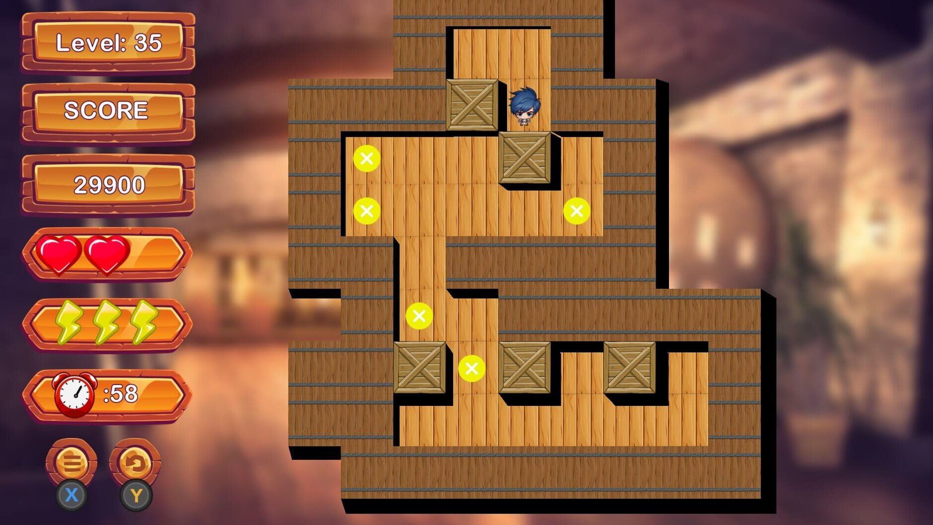 Screenshot for Senshi Sokoban Quest