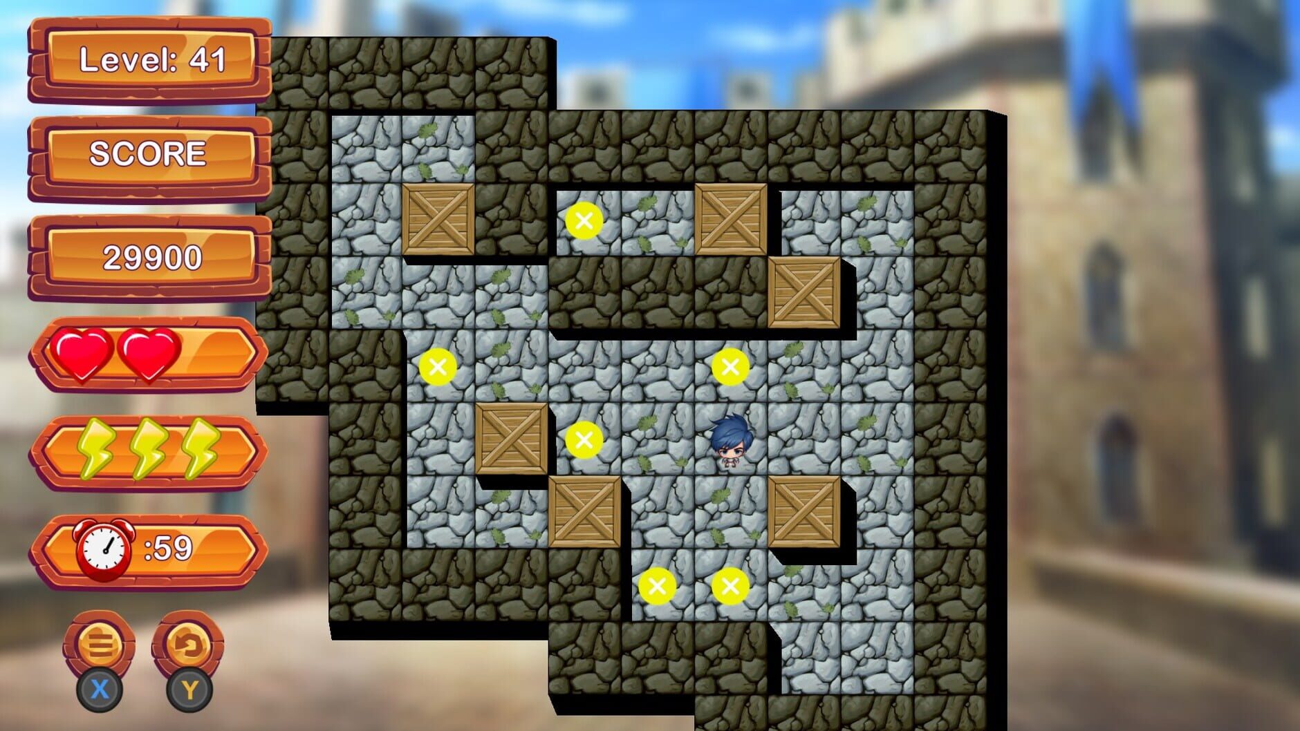 Screenshot for Senshi Sokoban Quest