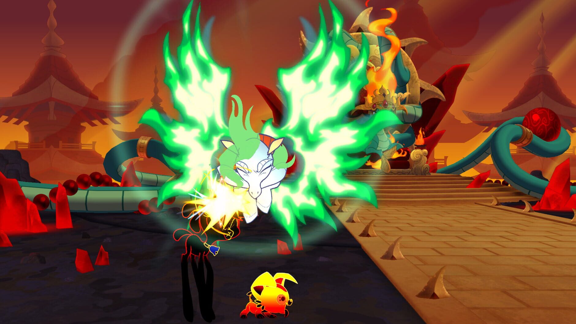 Screenshot for Them's Fightin' Herds: Baihe