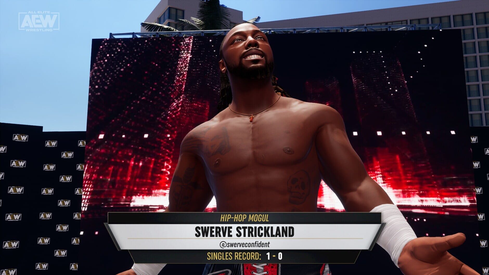 Screenshot for All Elite Wrestling: Fight Forever - Swerve to the Beach