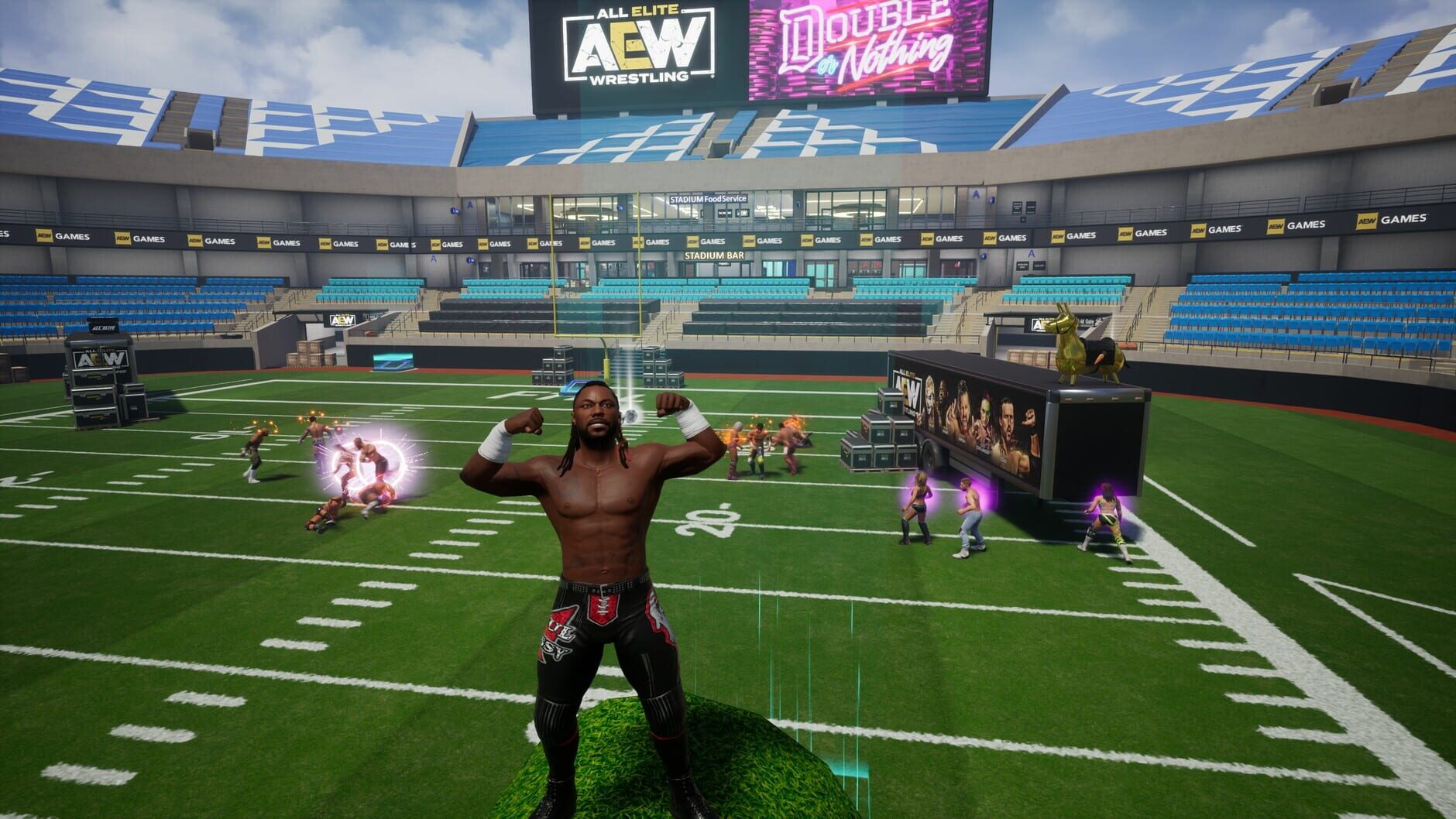 Screenshot for All Elite Wrestling: Fight Forever - Swerve to the Beach
