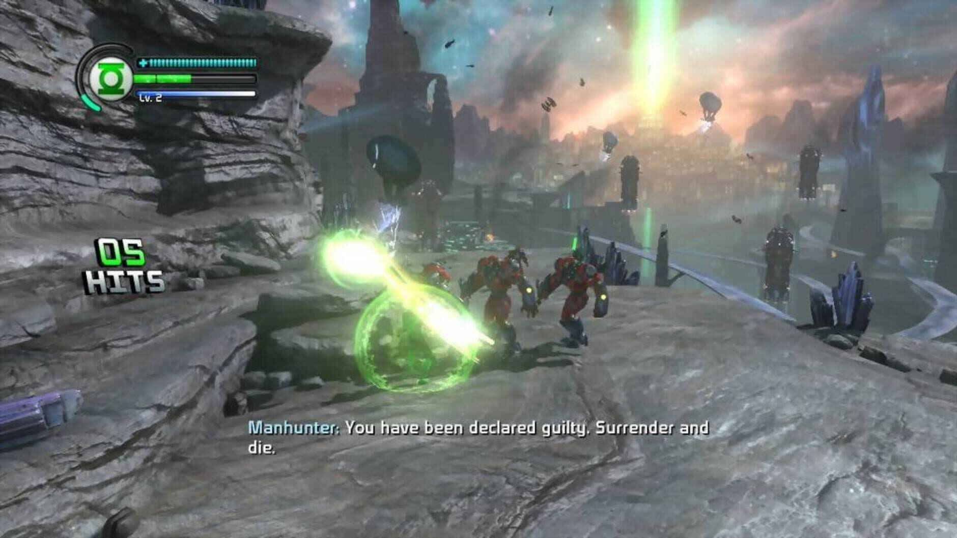 Screenshot for Green Lantern: Rise of the Manhunters
