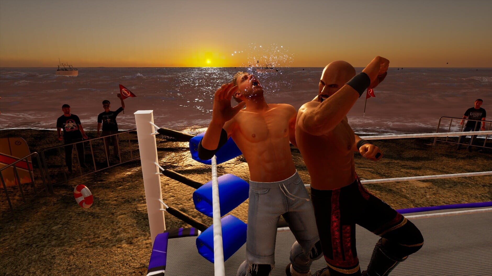 Screenshot for All Elite Wresting: Fight Forever - Giant Swing in the Ring