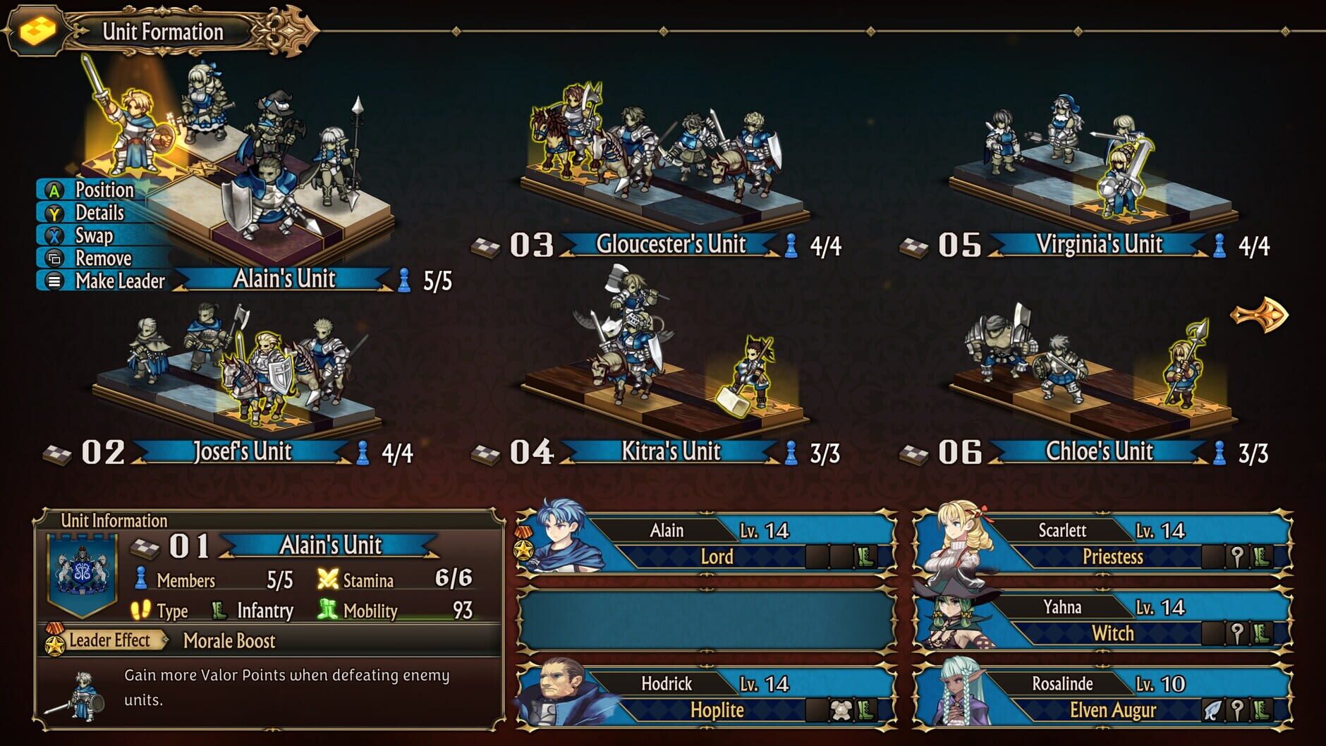 Screenshot for Unicorn Overlord: Monarch Edition