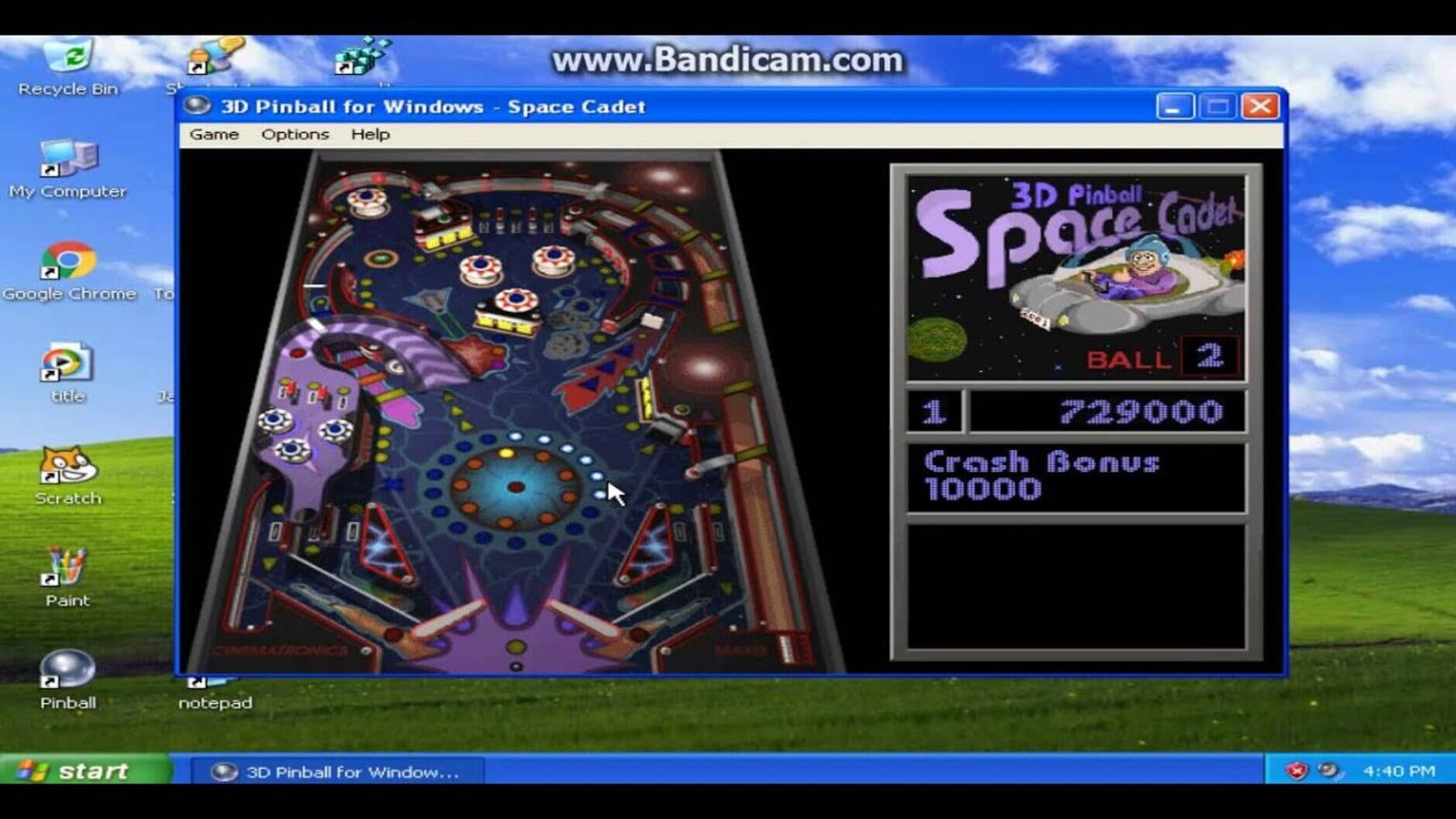 Screenshot for 3D Pinball: Space Cadet
