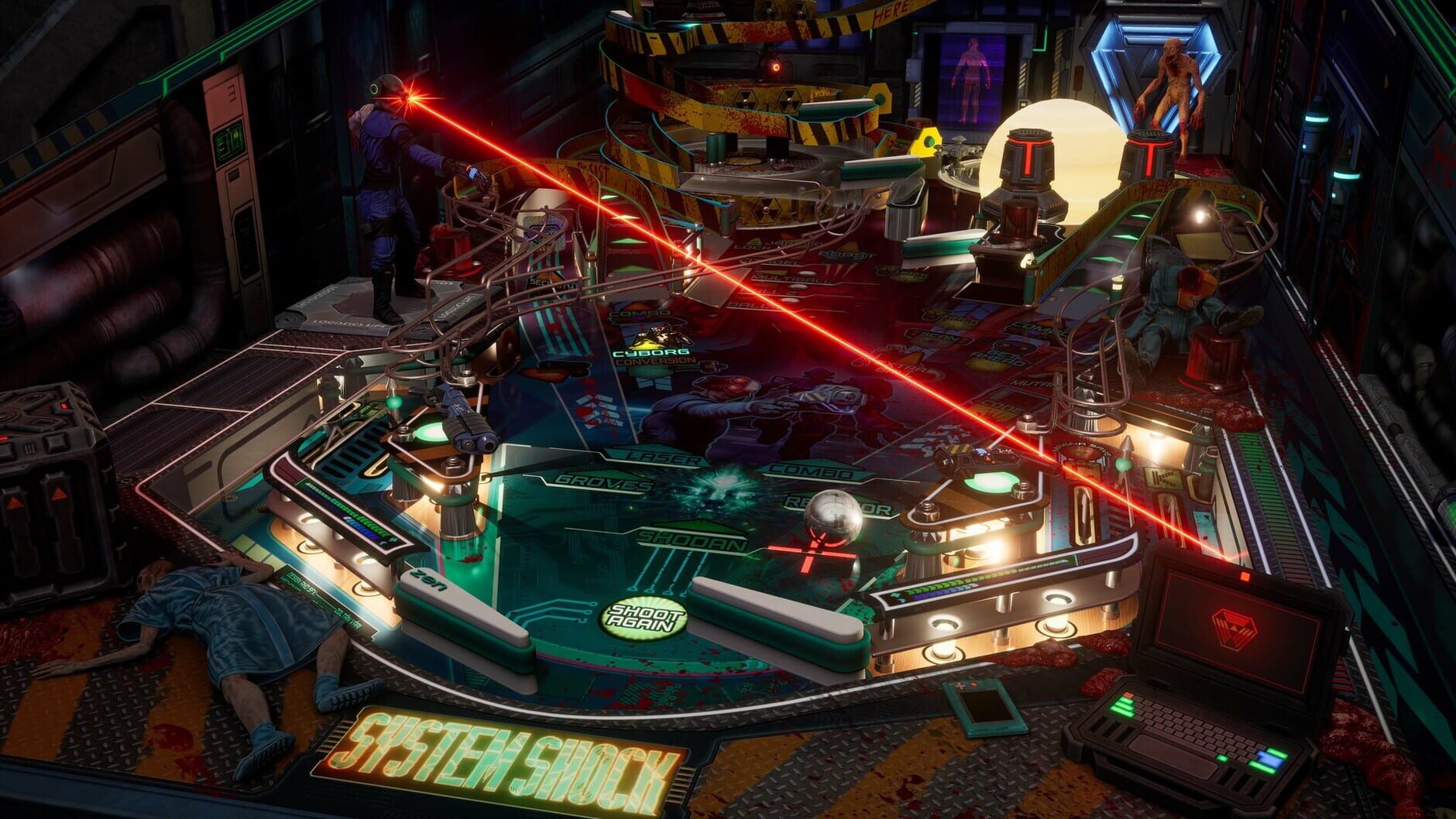 Screenshot for Pinball M: System Shock Pinball