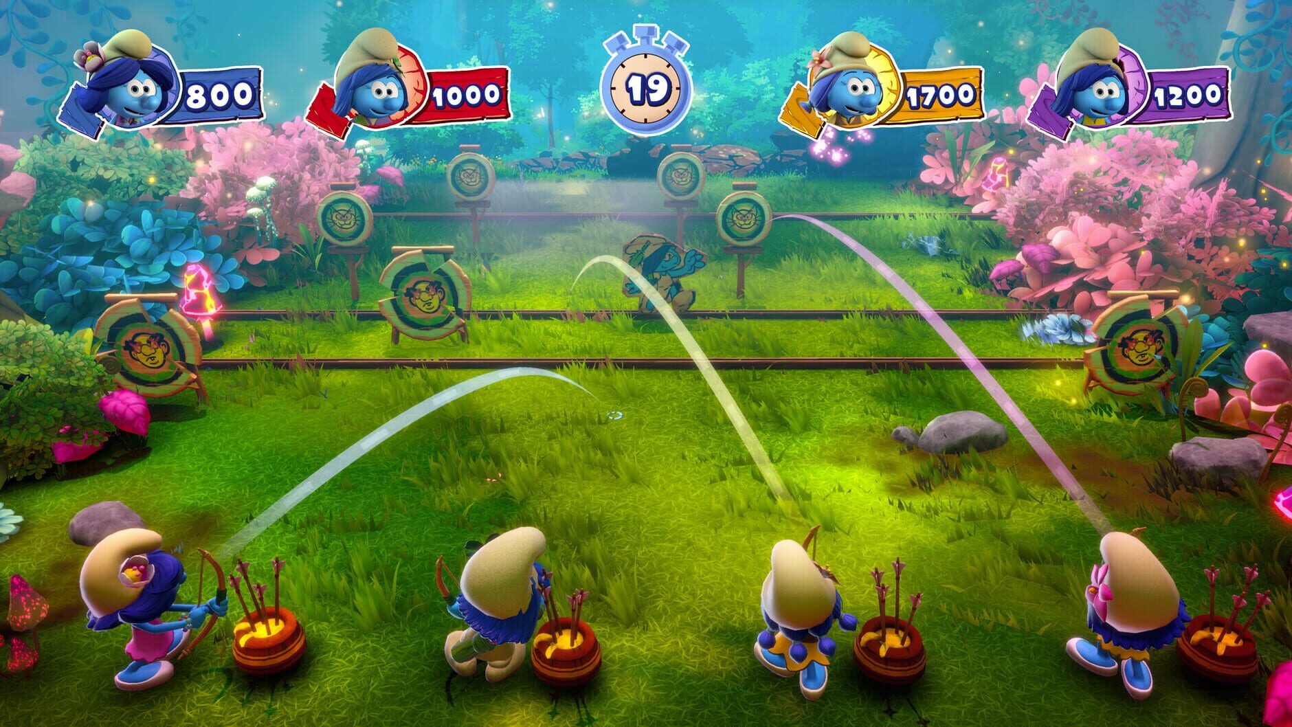 Screenshot for The Smurfs: Village Party