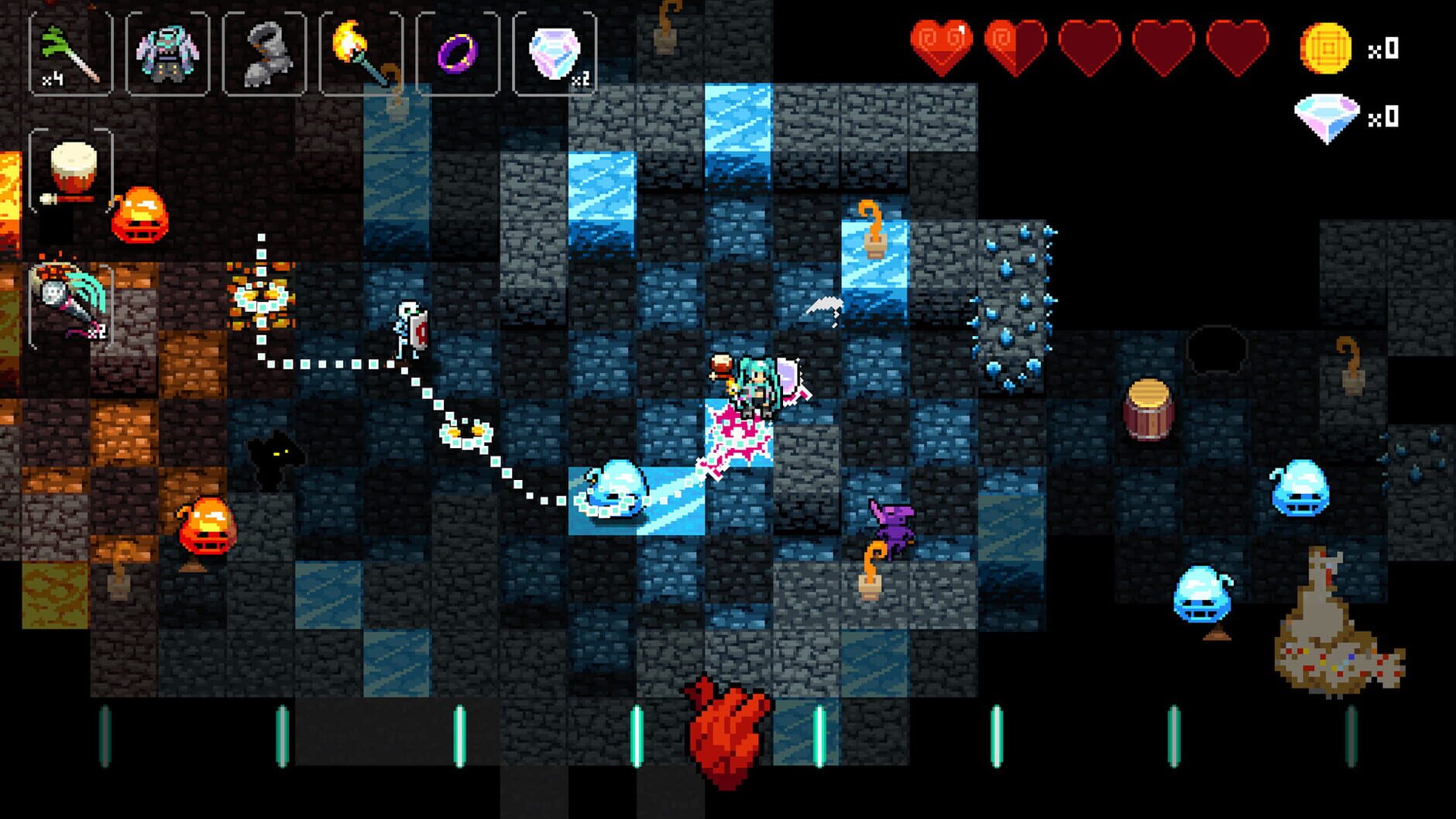 Screenshot for Crypt of the NecroDancer: Hatsune Miku