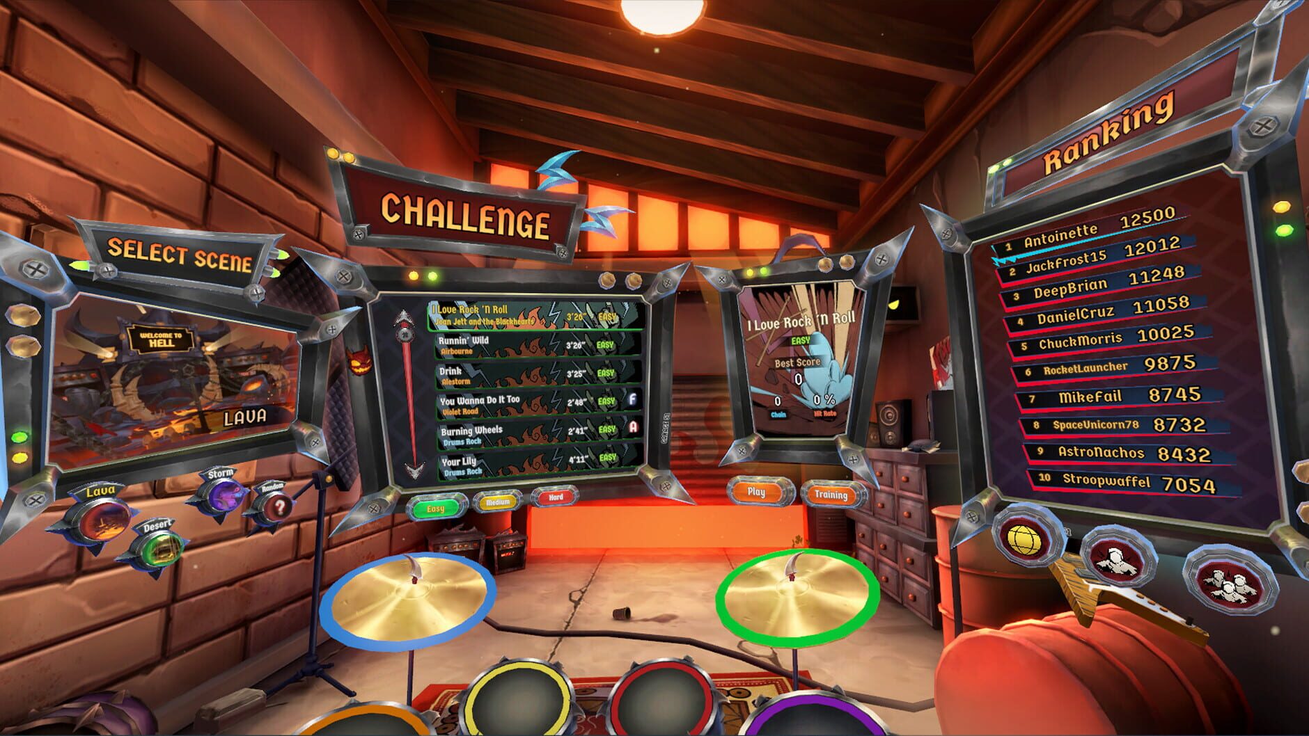 Screenshot for Drums Rock: NorthTale - 'Higher'