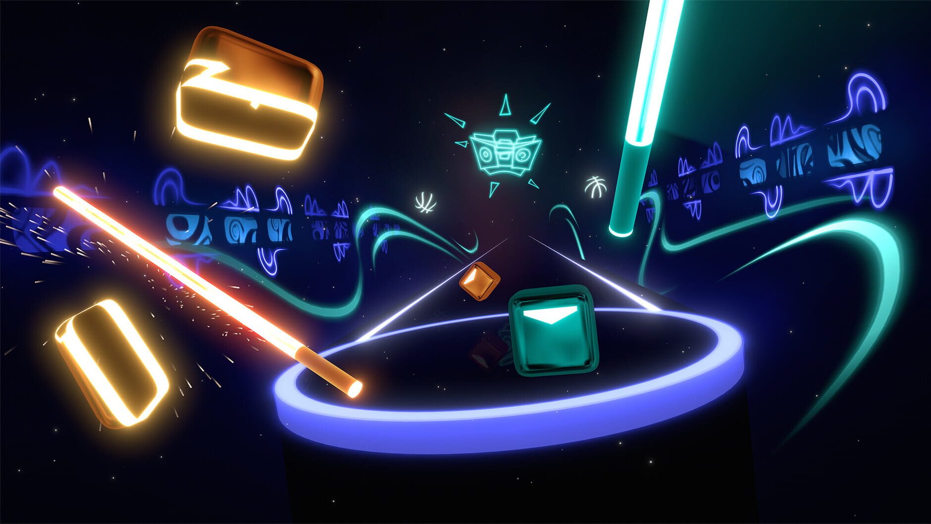 Screenshot for Beat Saber: Nicki Minaj - "Anaconda"