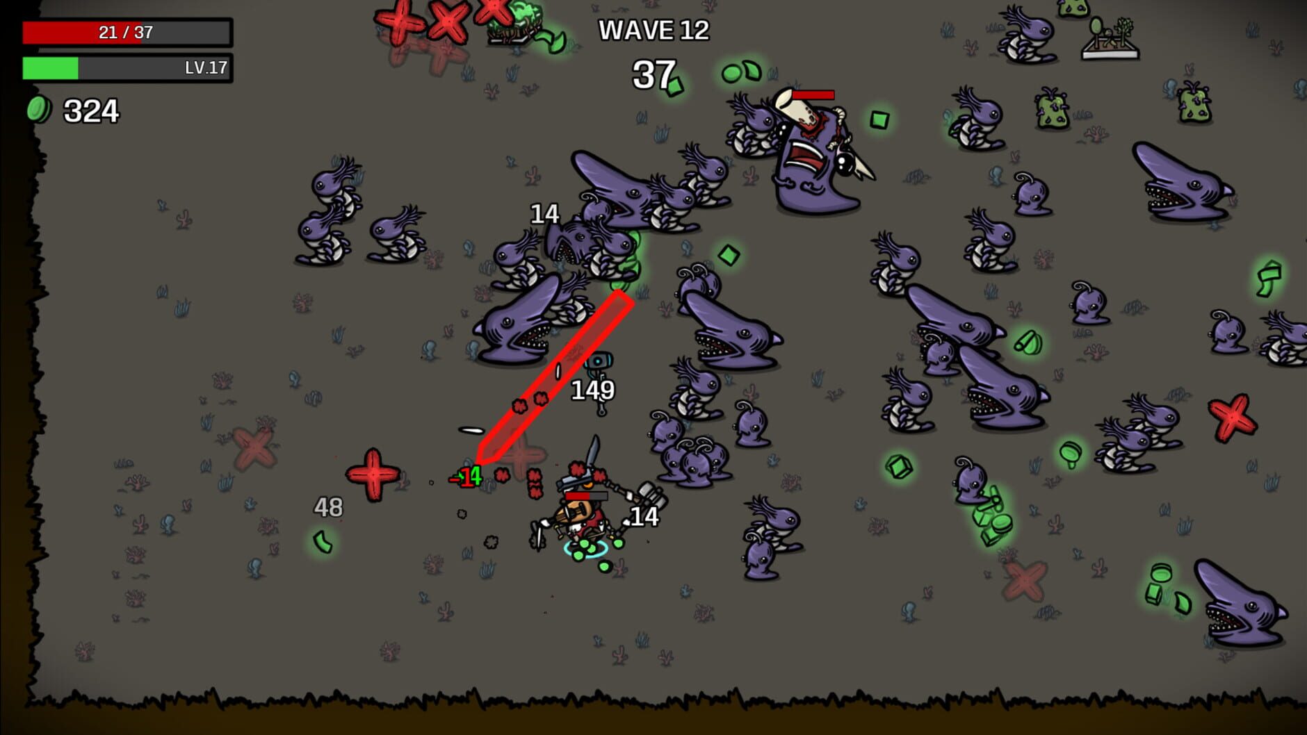 Screenshot for Brotato: Abyssal Terrors