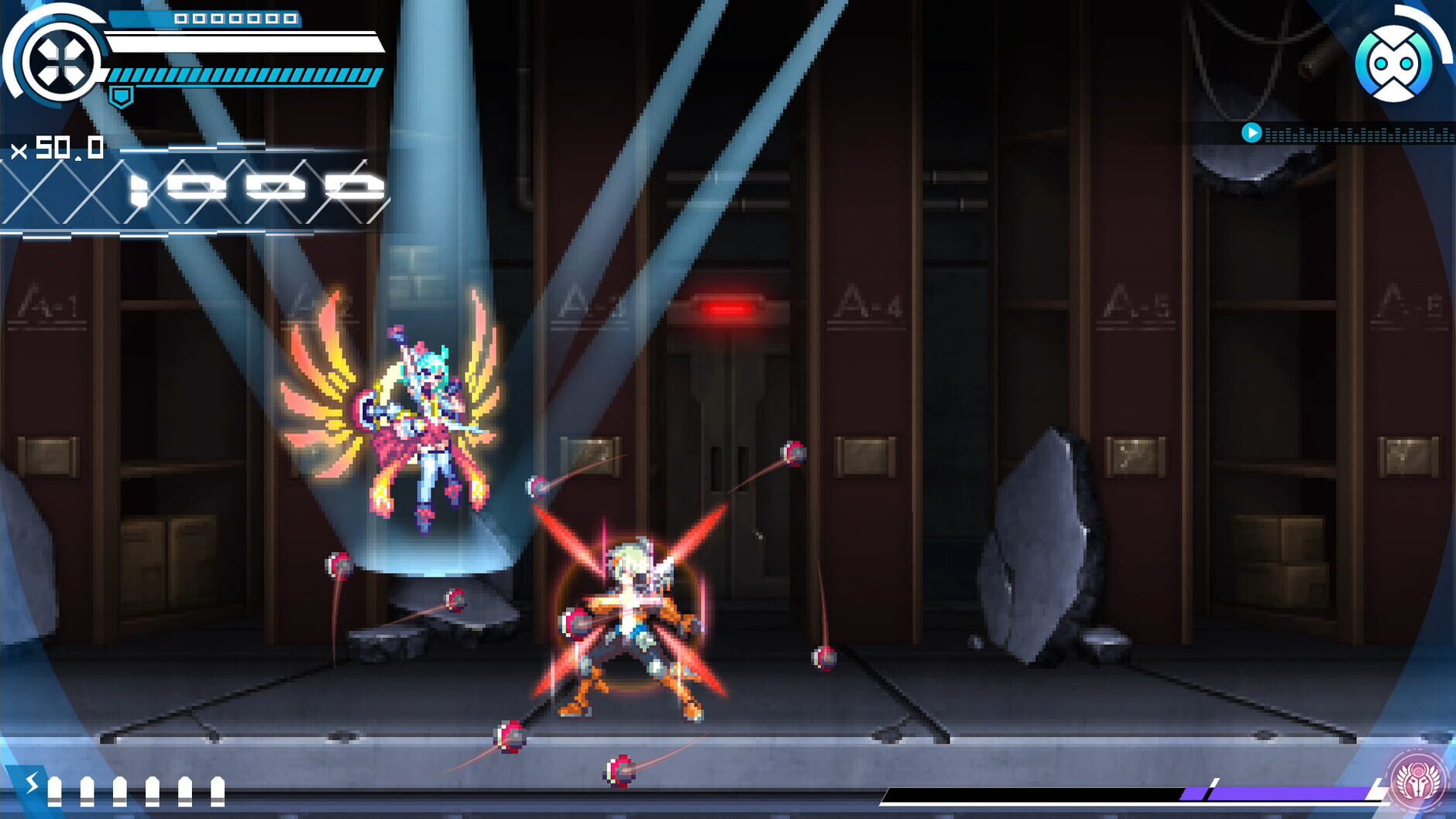 Screenshot for Gunvolt Chronicles: Luminous Avenger iX - Extra Song: "Raison d'être"