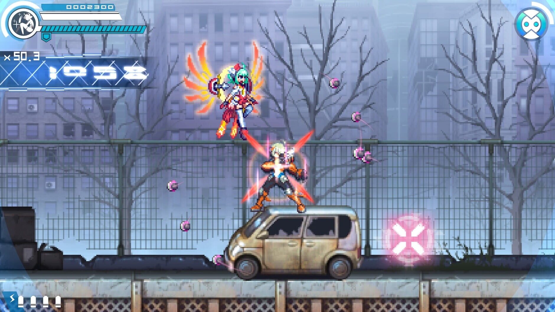 Screenshot for Gunvolt Chronicles: Luminous Avenger iX - Extra Song: "Raison d'être"