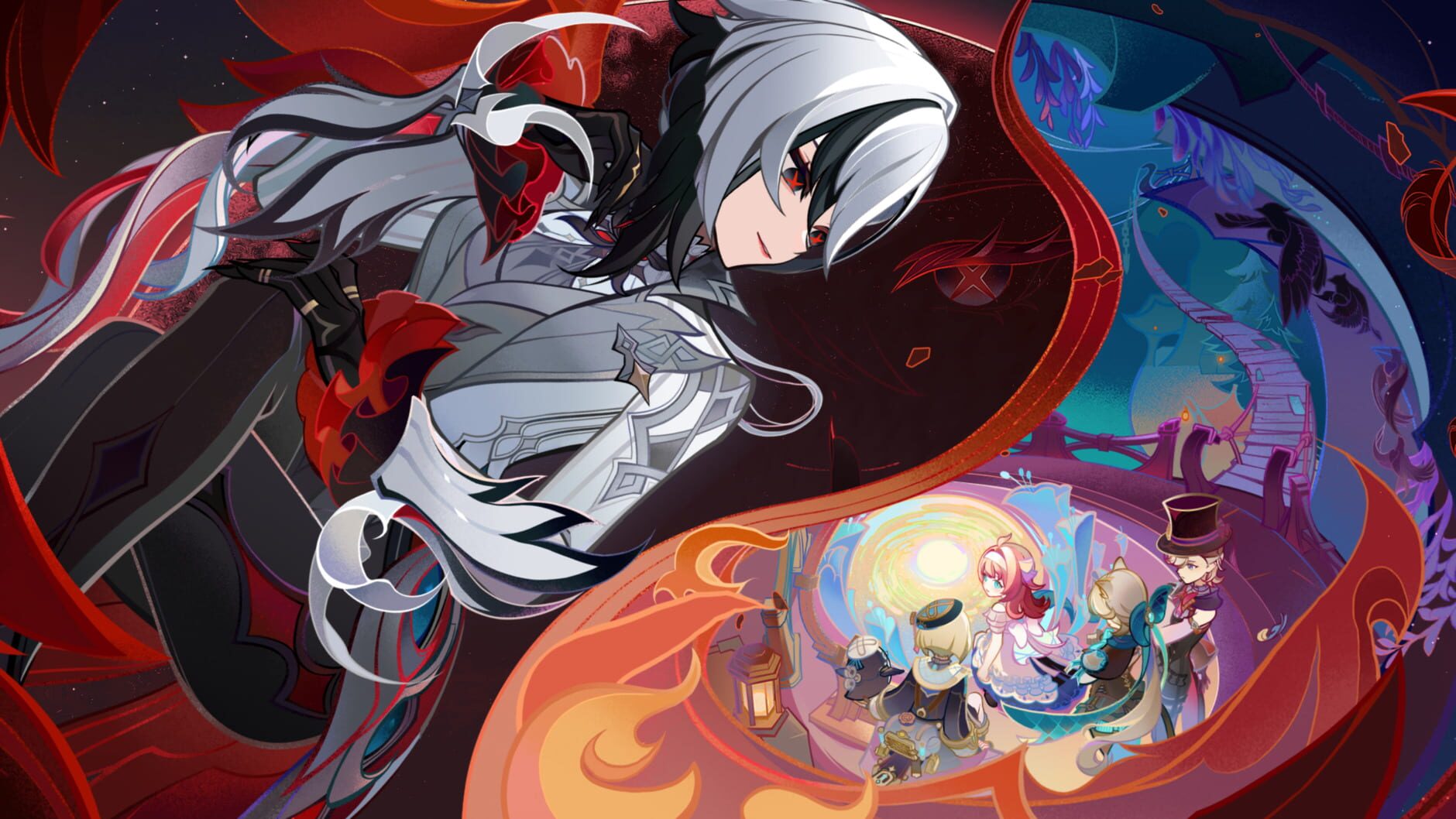 Screenshot for Genshin Impact: Two Worlds Aflame, the Crimson Night Fades